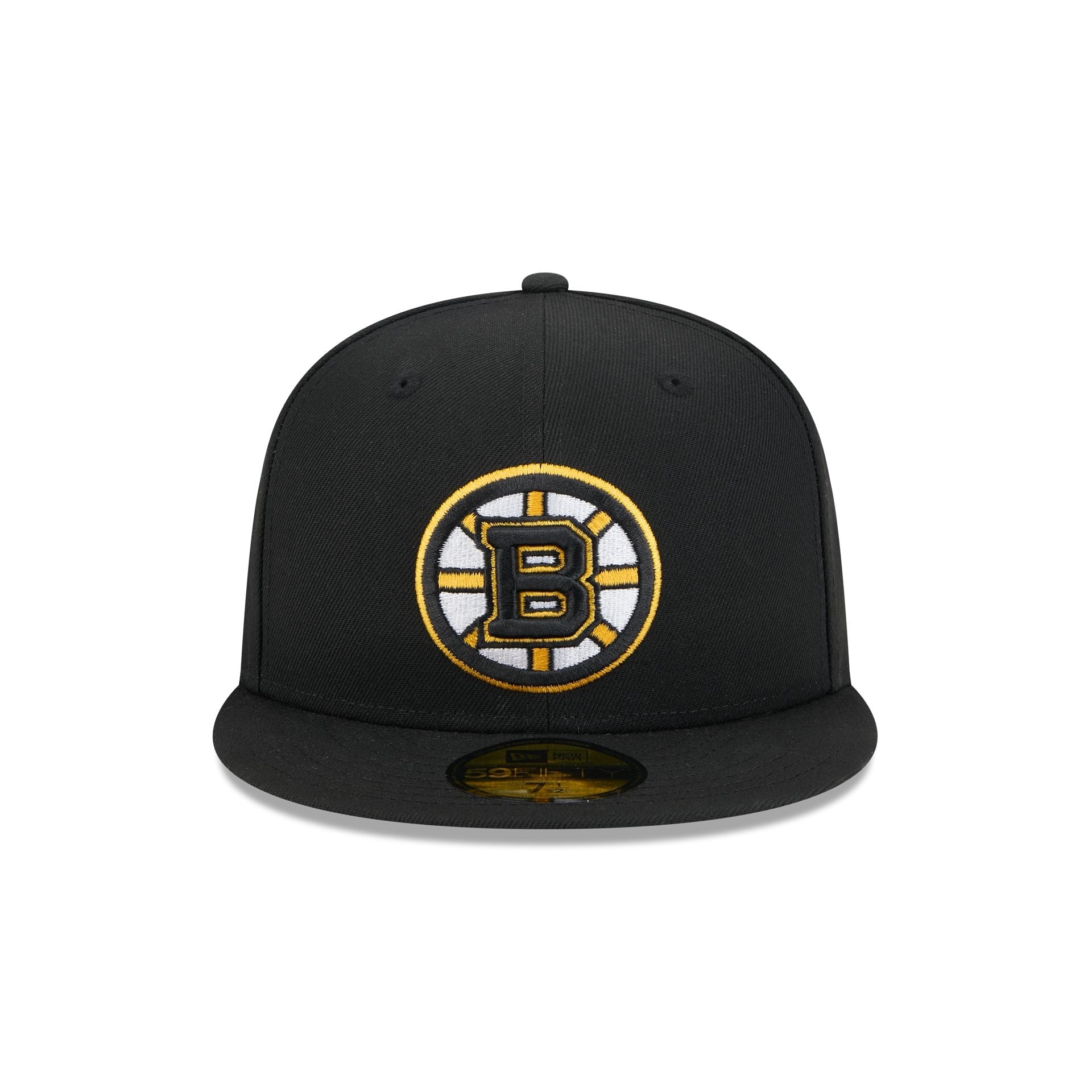Boston Bruins Rear Wordmark 59FIFTY Fitted Hat