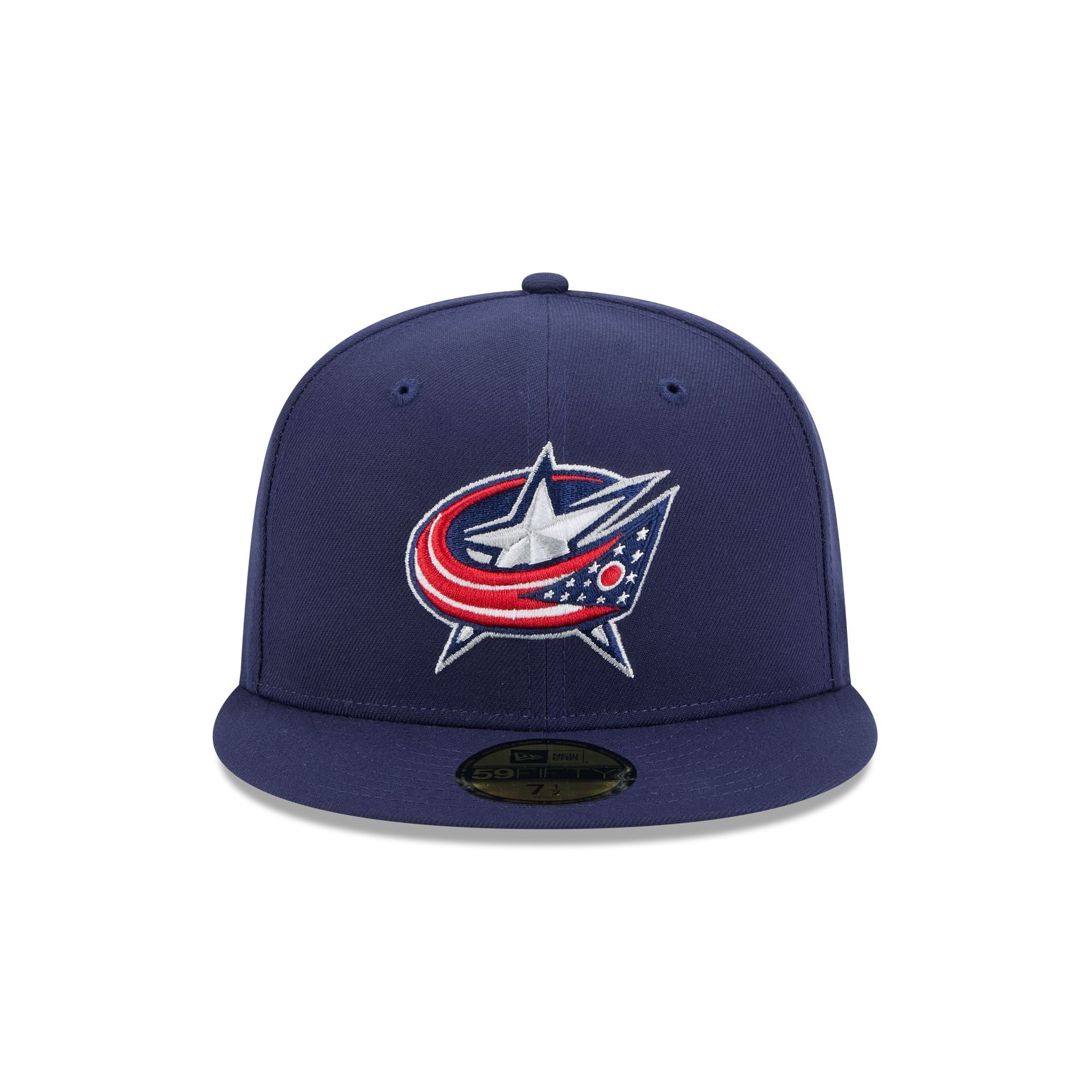 Columbus Blue Jackets Rear Wordmark 59FIFTY Fitted Hat