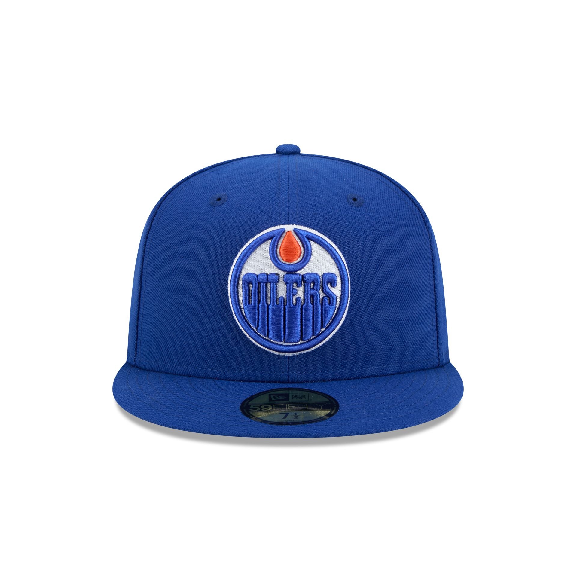 Edmonton Oilers Rear Wordmark 59FIFTY Fitted Hat