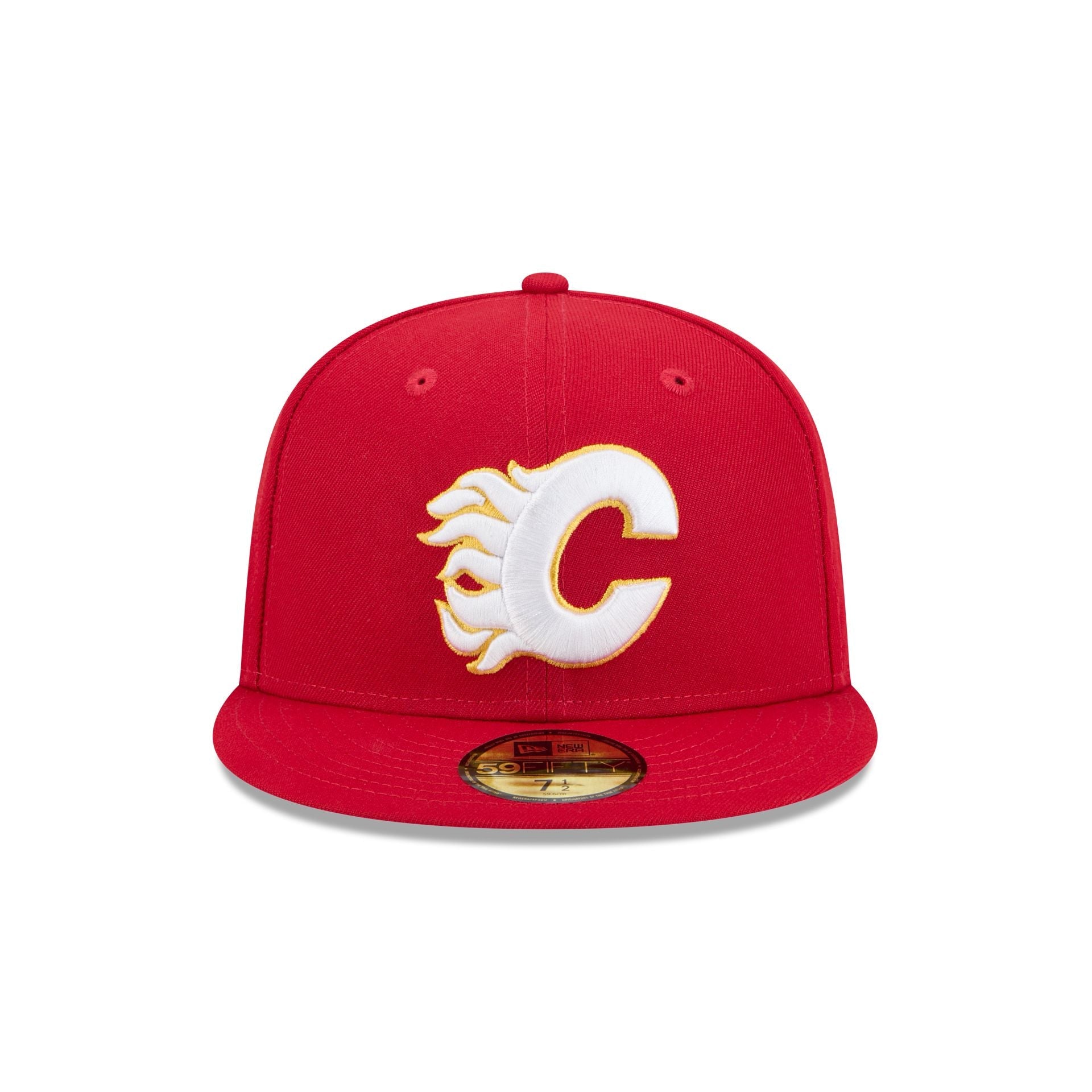 Calgary Flames Rear Wordmark 59FIFTY Fitted Hat