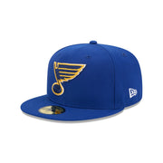 St. Louis Blues Rear Wordmark 59FIFTY Fitted Hat