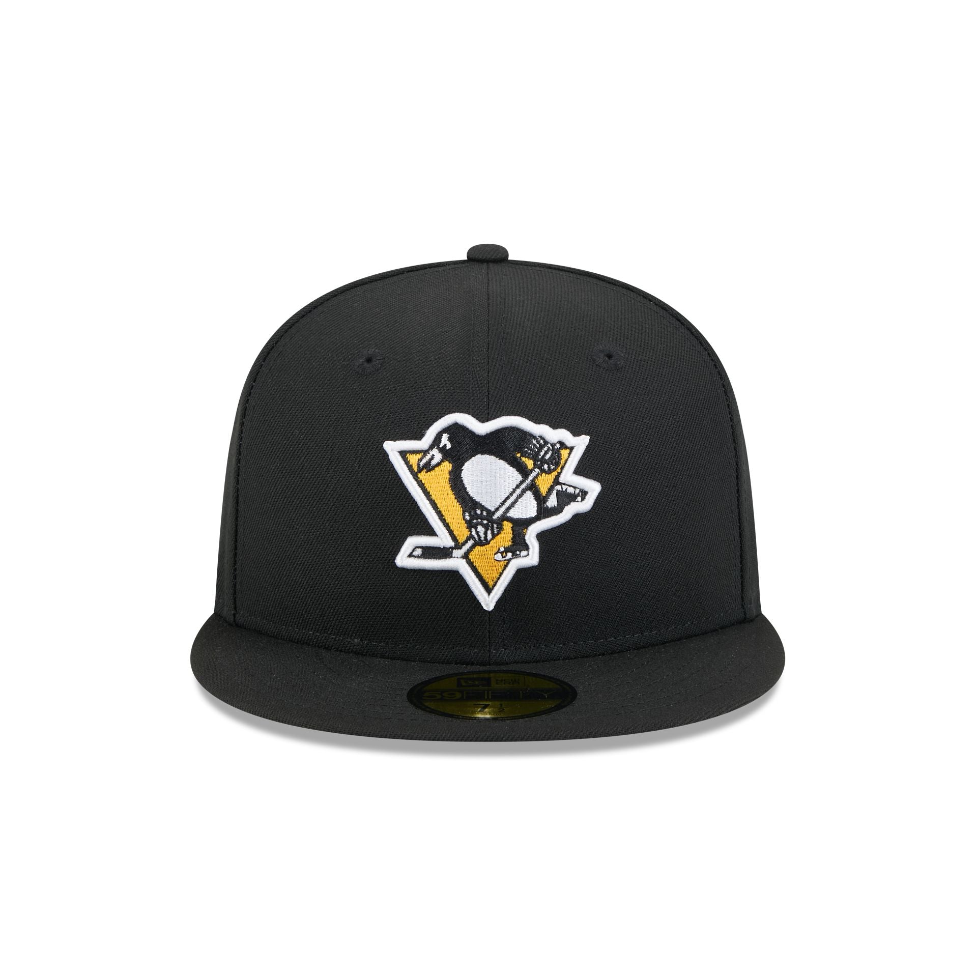 Pittsburgh Penguins Rear Wordmark 59FIFTY Fitted Hat