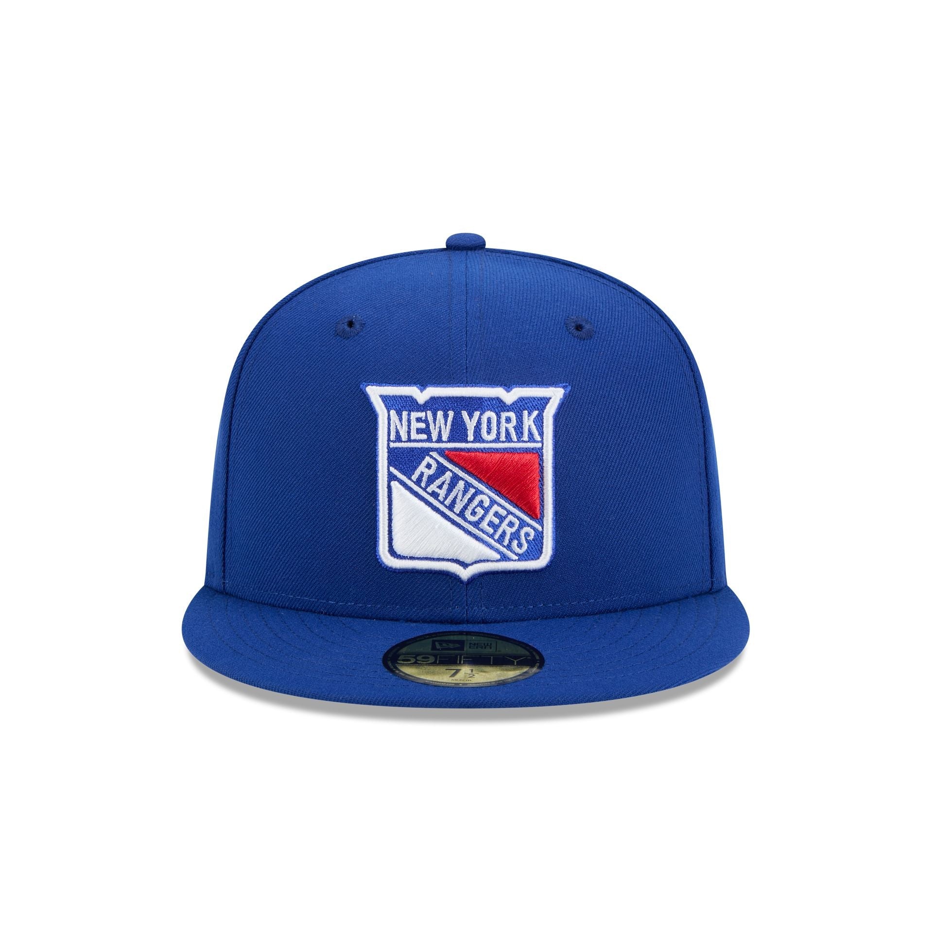 New York Rangers Rear Wordmark 59FIFTY Fitted Hat