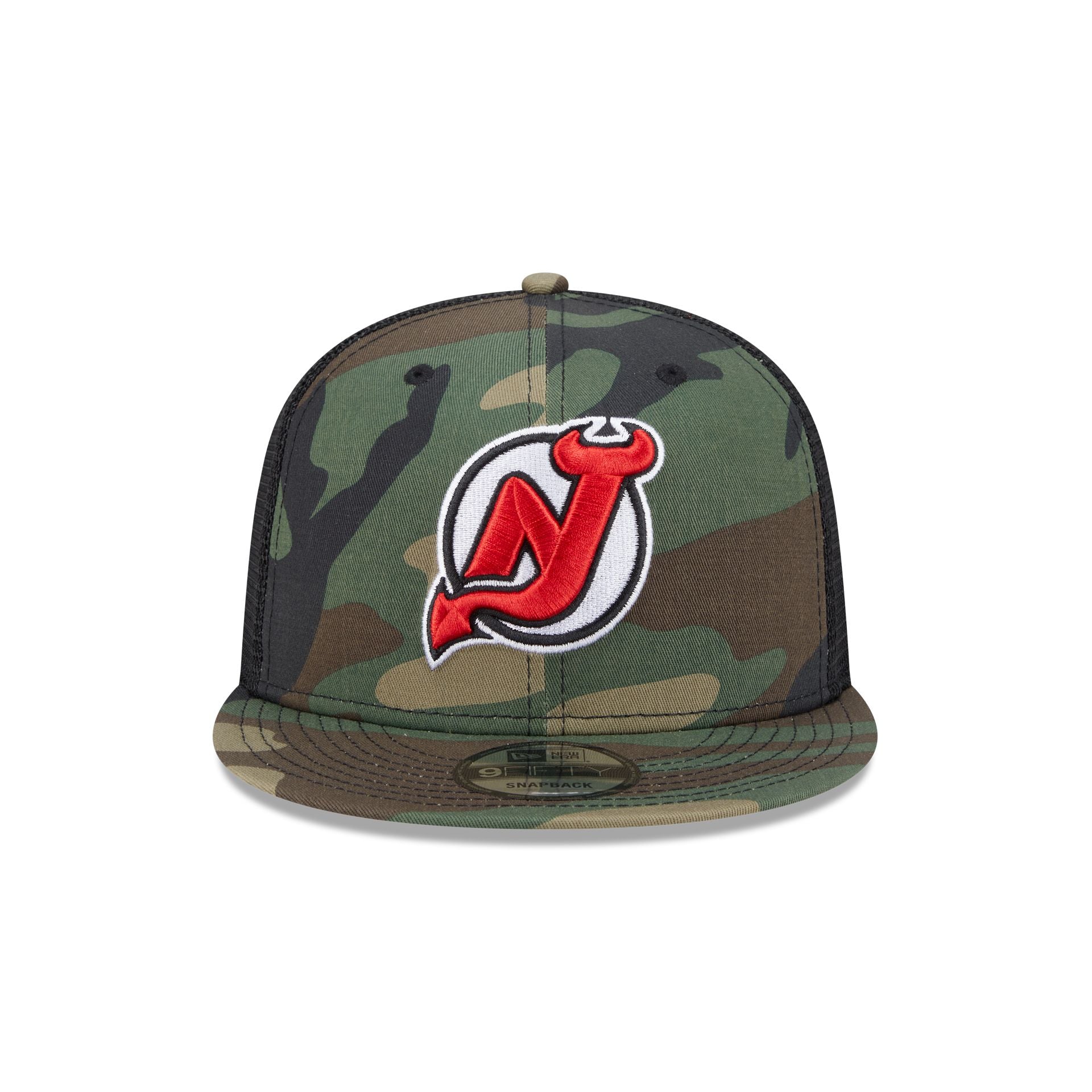 New Jersey Devils Camo 9FIFTY Trucker Hat