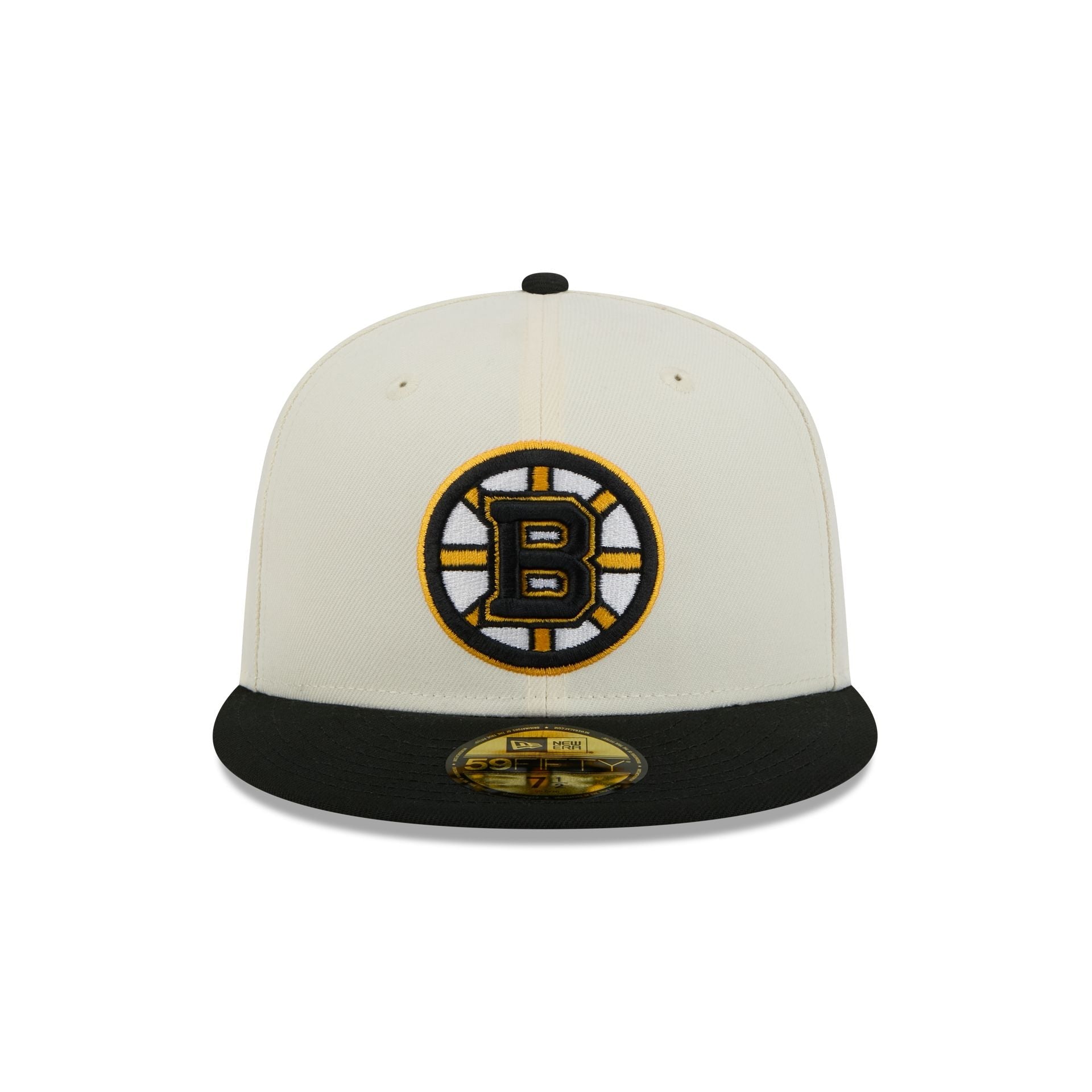Boston Bruins Chrome White 59FIFTY Fitted Hat
