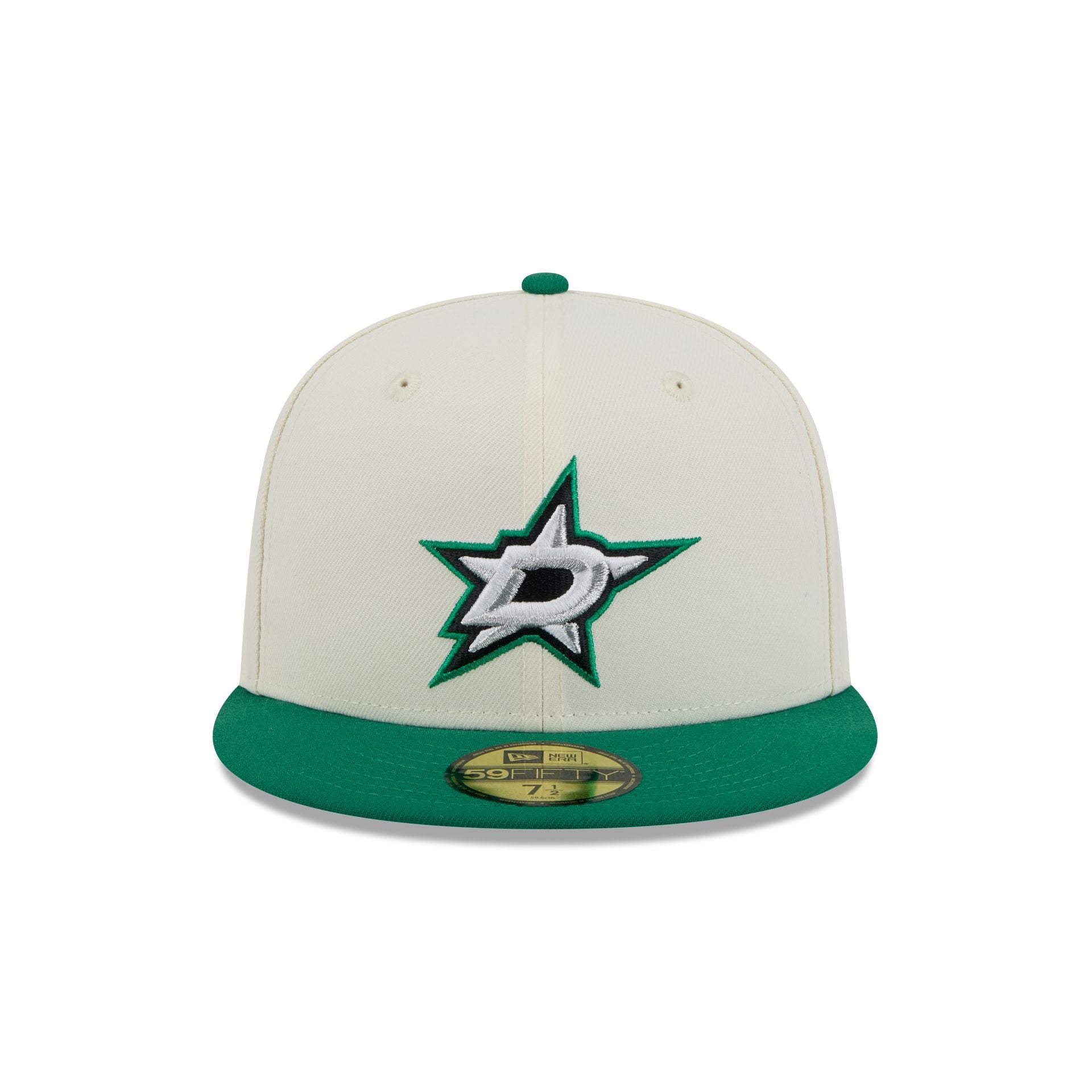 Dallas Stars Chrome White 59FIFTY Fitted Hat