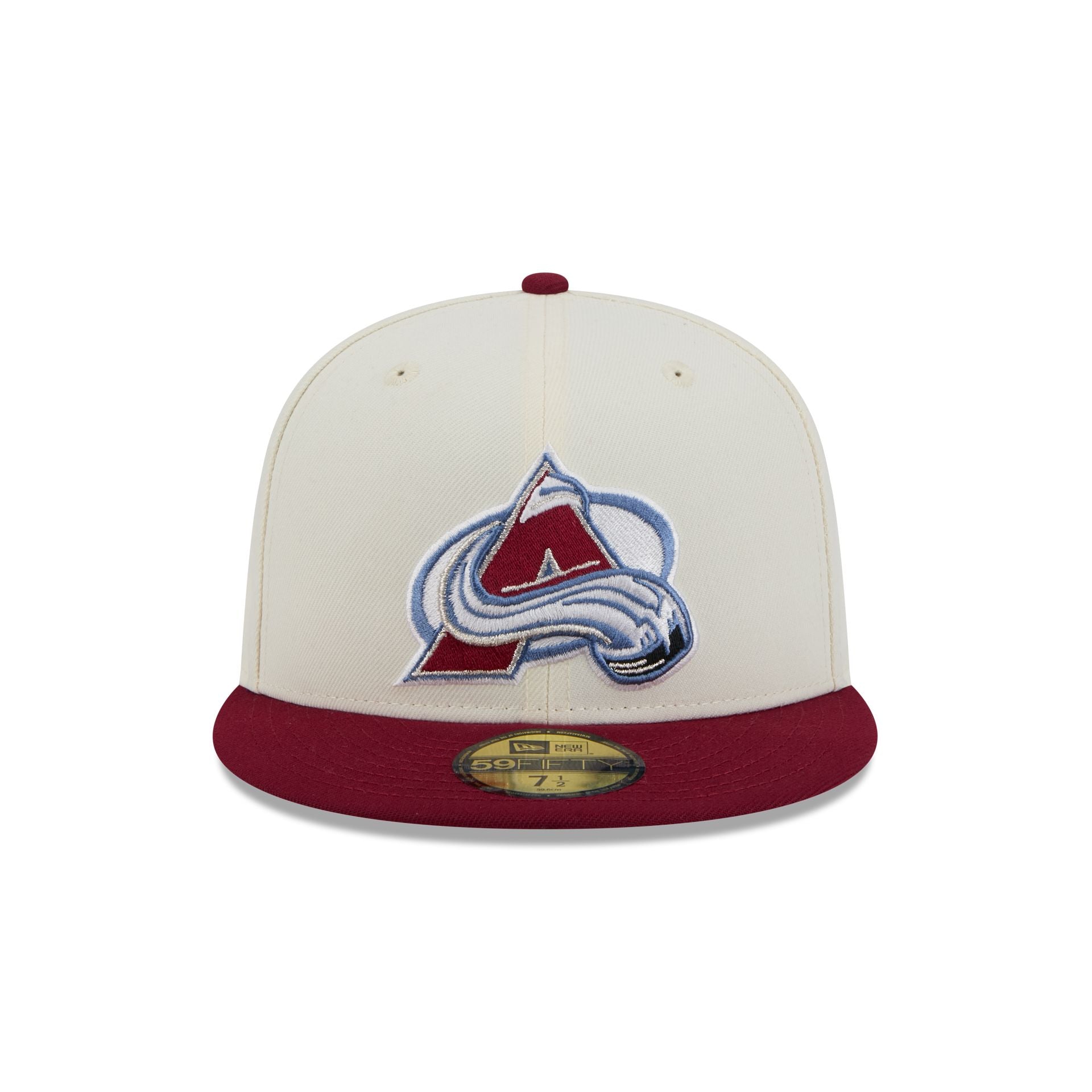 Colorado Avalanche Chrome White 59FIFTY Fitted Hat