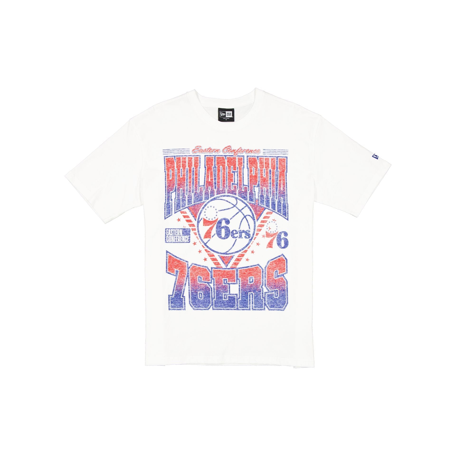 Philadelphia 76ers Sport Classics Washed Optic White T-Shirt
