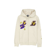 Los Angeles Lakers Stone Logo Select Full-Zip Hoodie