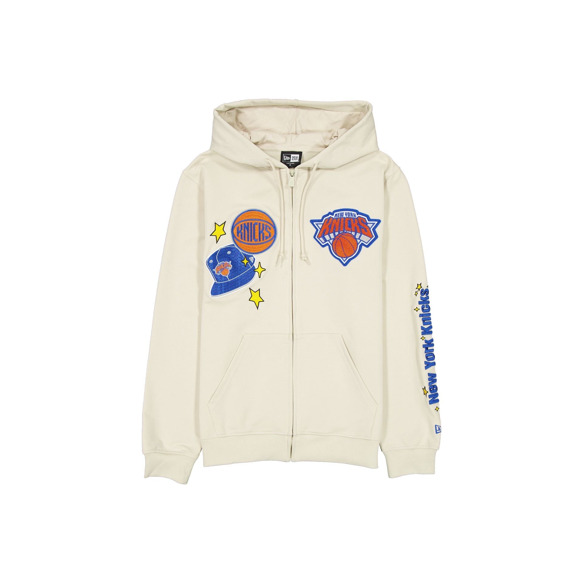 New York Knicks Stone Logo Select Full-Zip Hoodie