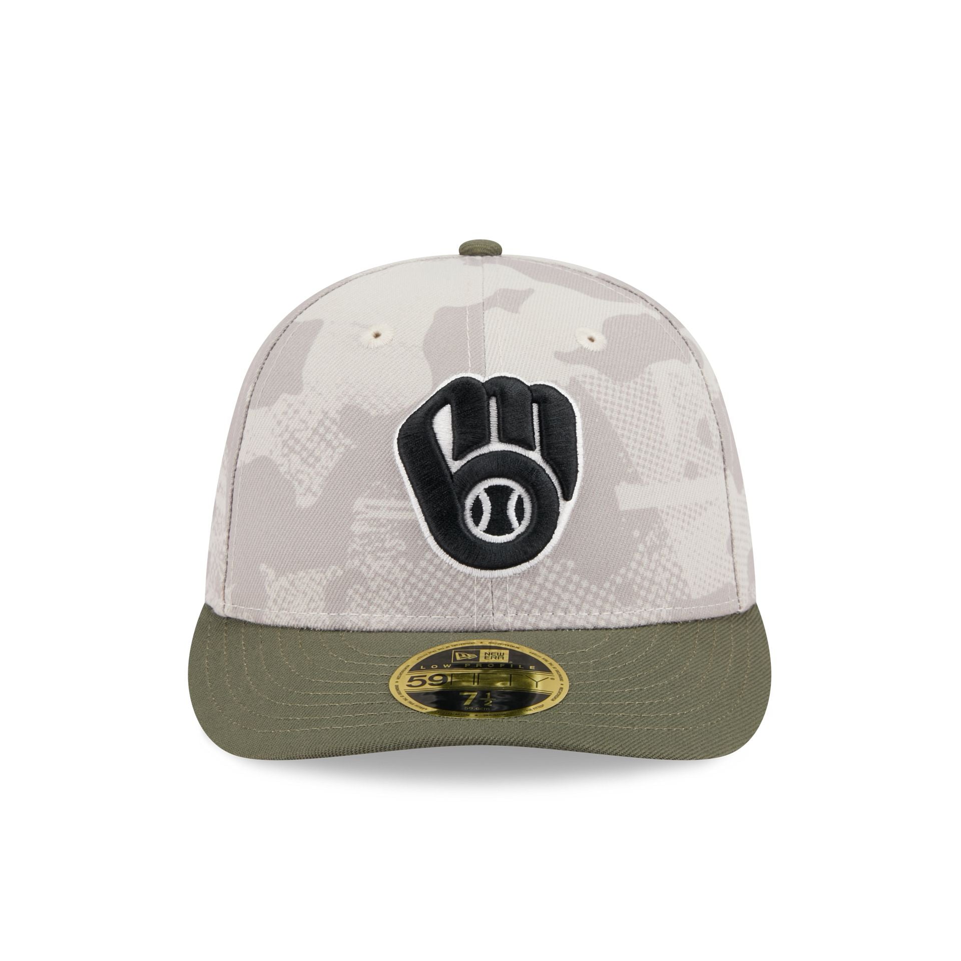 Milwaukee Brewers Armed Forces Day 2025 Low Profile 59FIFTY Fitted Hat