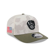 Milwaukee Brewers Armed Forces Day 2025 9SEVENTY Trucker Hat