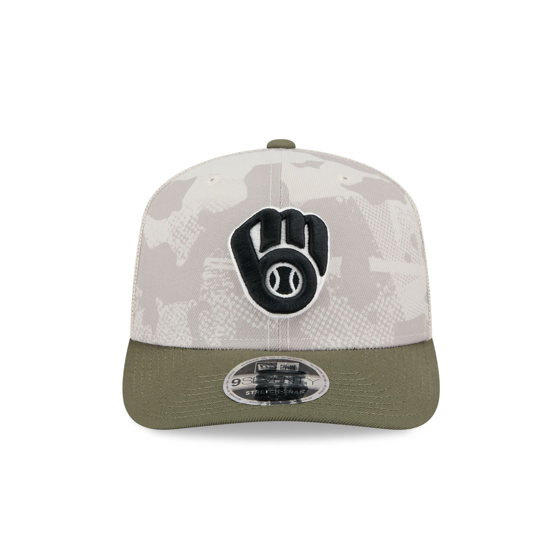 Milwaukee Brewers Armed Forces Day 2025 9SEVENTY Trucker Hat