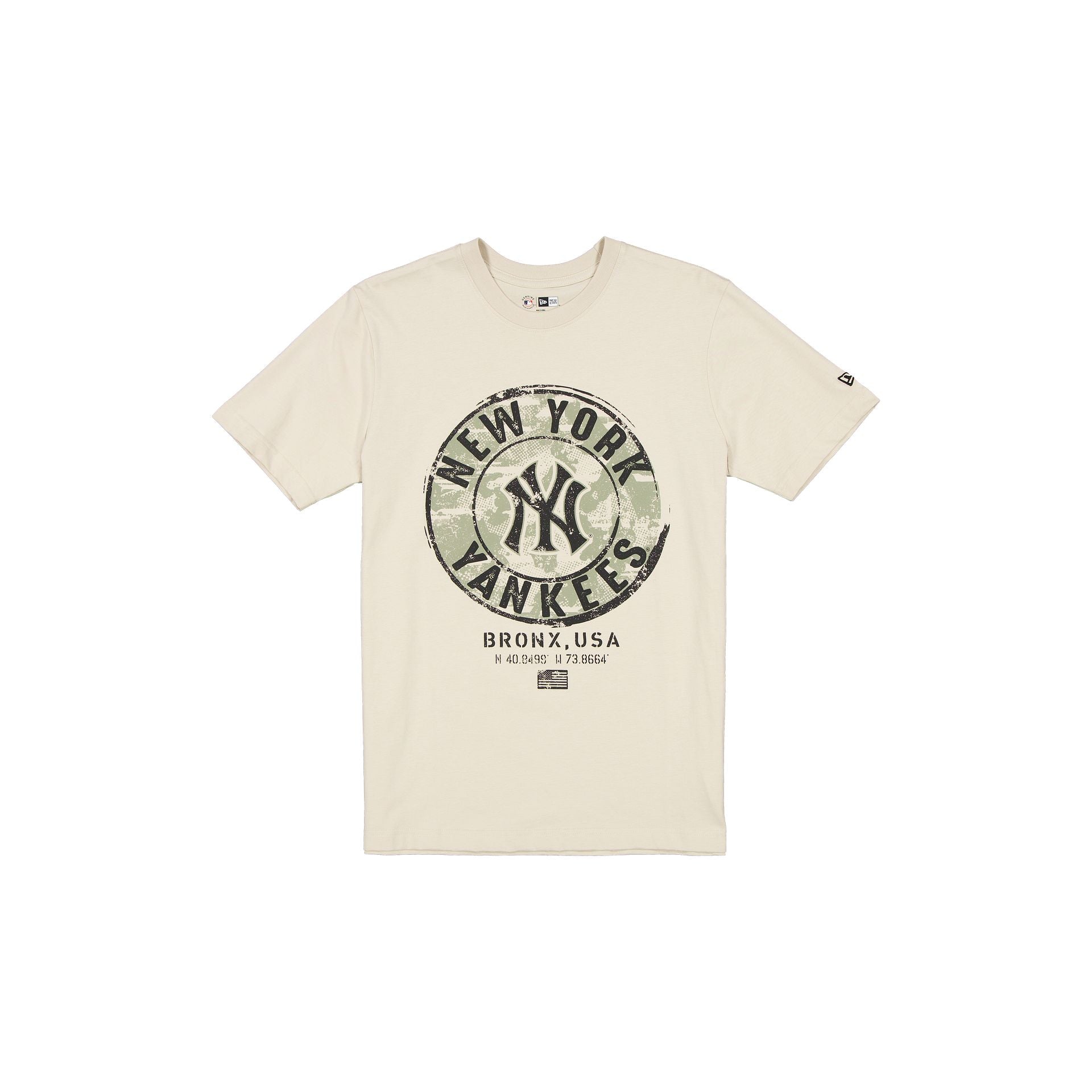 New York Yankees Armed Forces Day 2025 Stone T-Shirt