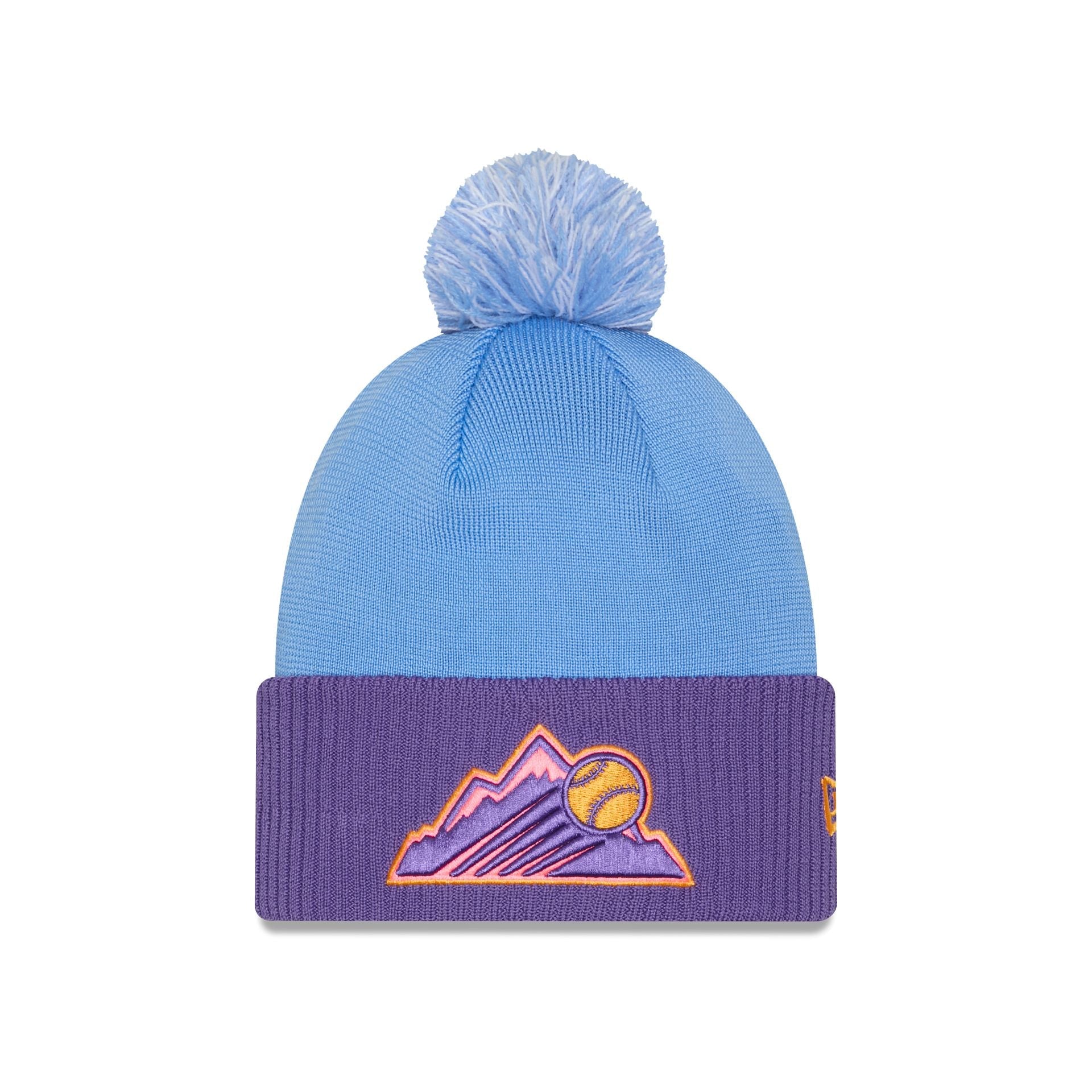 Colorado Rockies City Connect Pom Knit Hat
