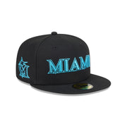 Miami Marlins City Connect Fan Pack Alt 59FIFTY Fitted Hat