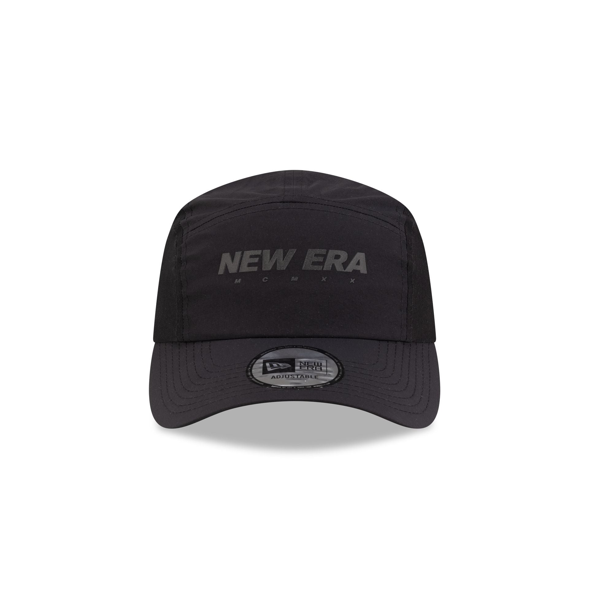New Era Cap Tech Black Runner Strapback Hat