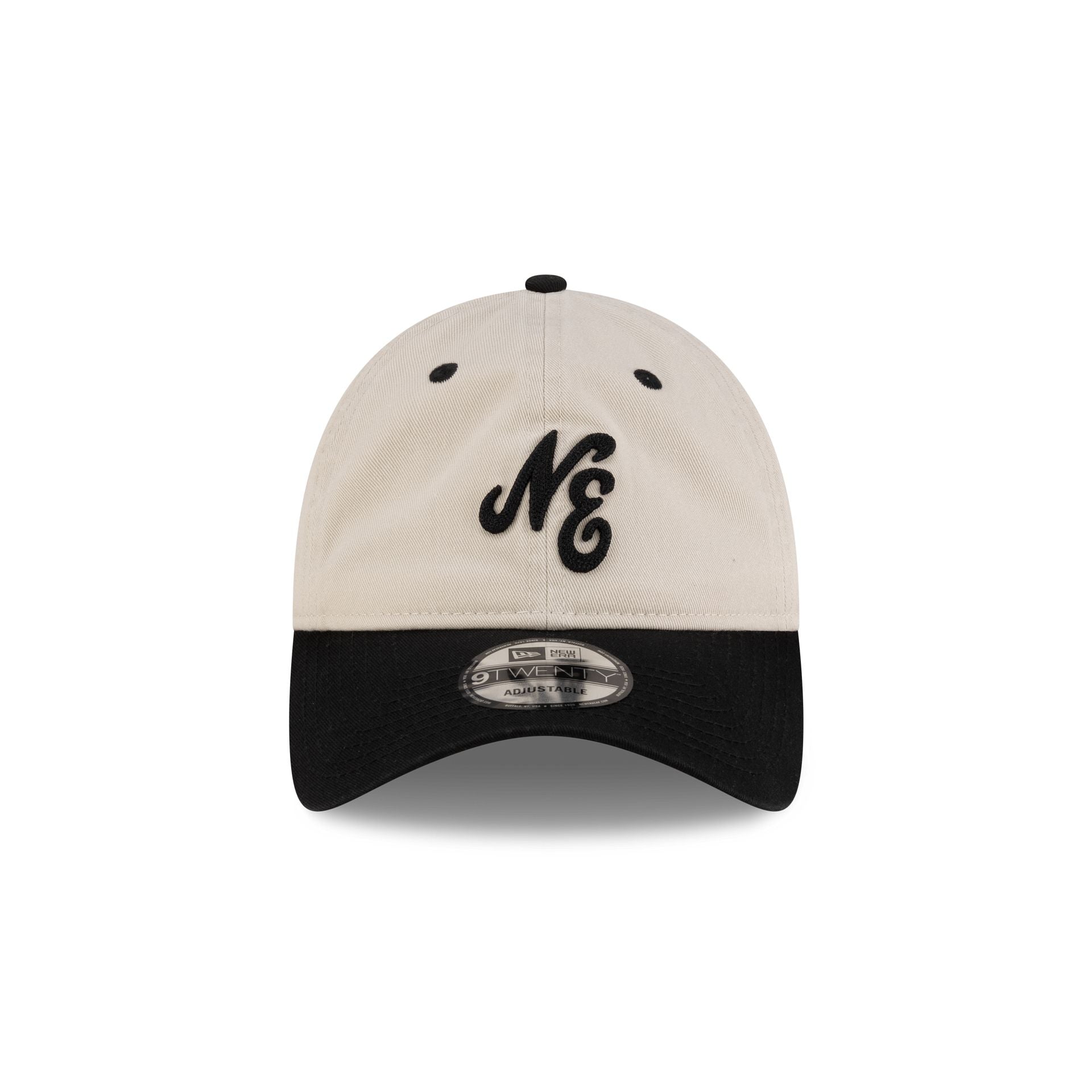 New Era Cap Heritage Black and Cream 9TWENTY Adjustable Hat