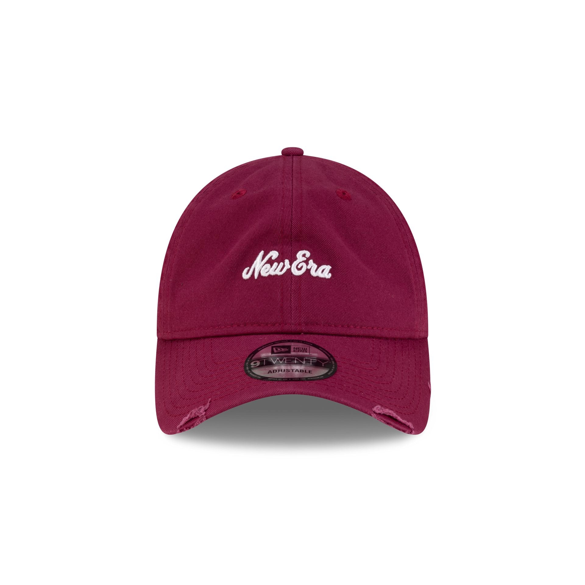 New Era Cap Distressed Red 9TWENTY Adjustable Hat