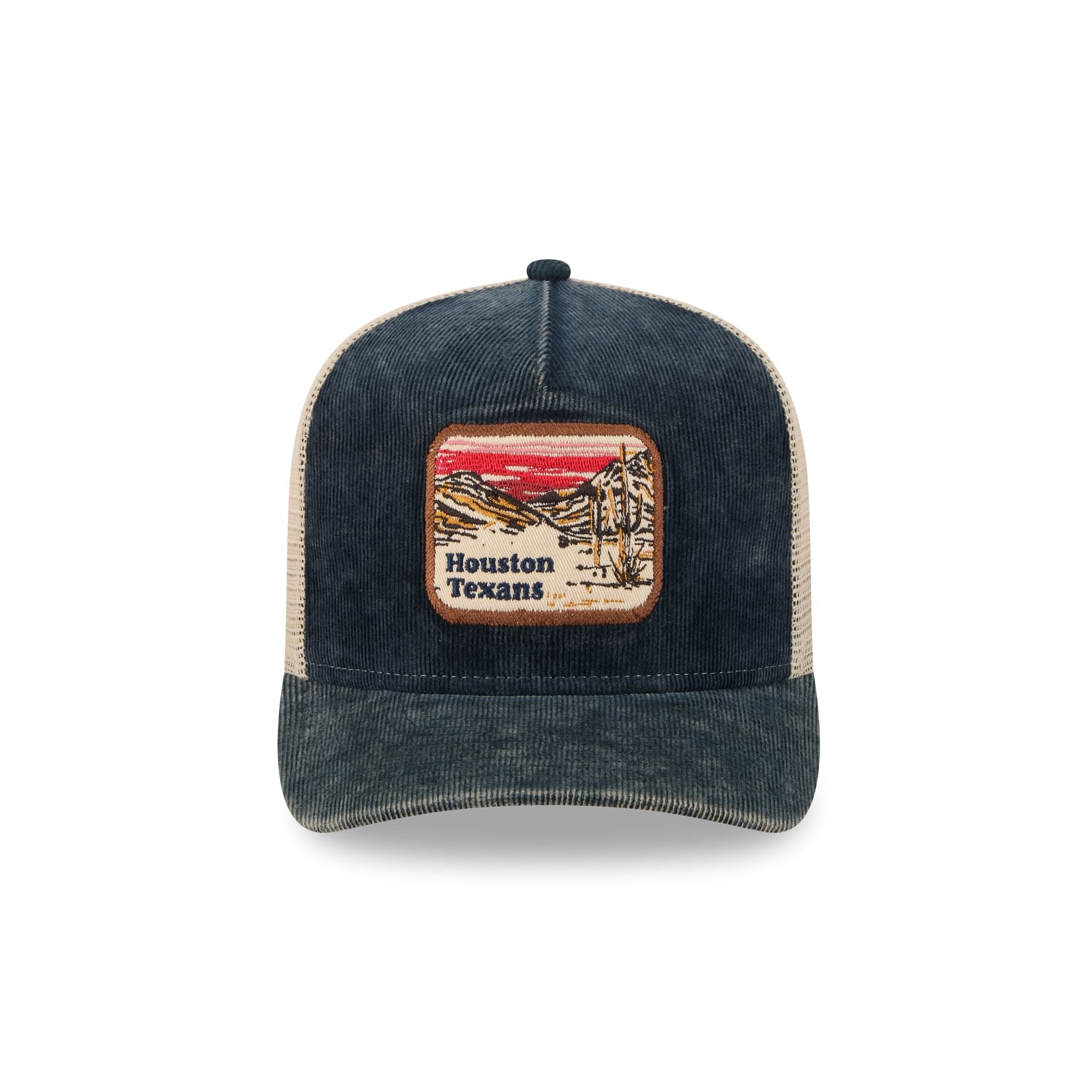 Houston Texans Vintage Landscape 9FIFTY A-Frame Trucker Hat