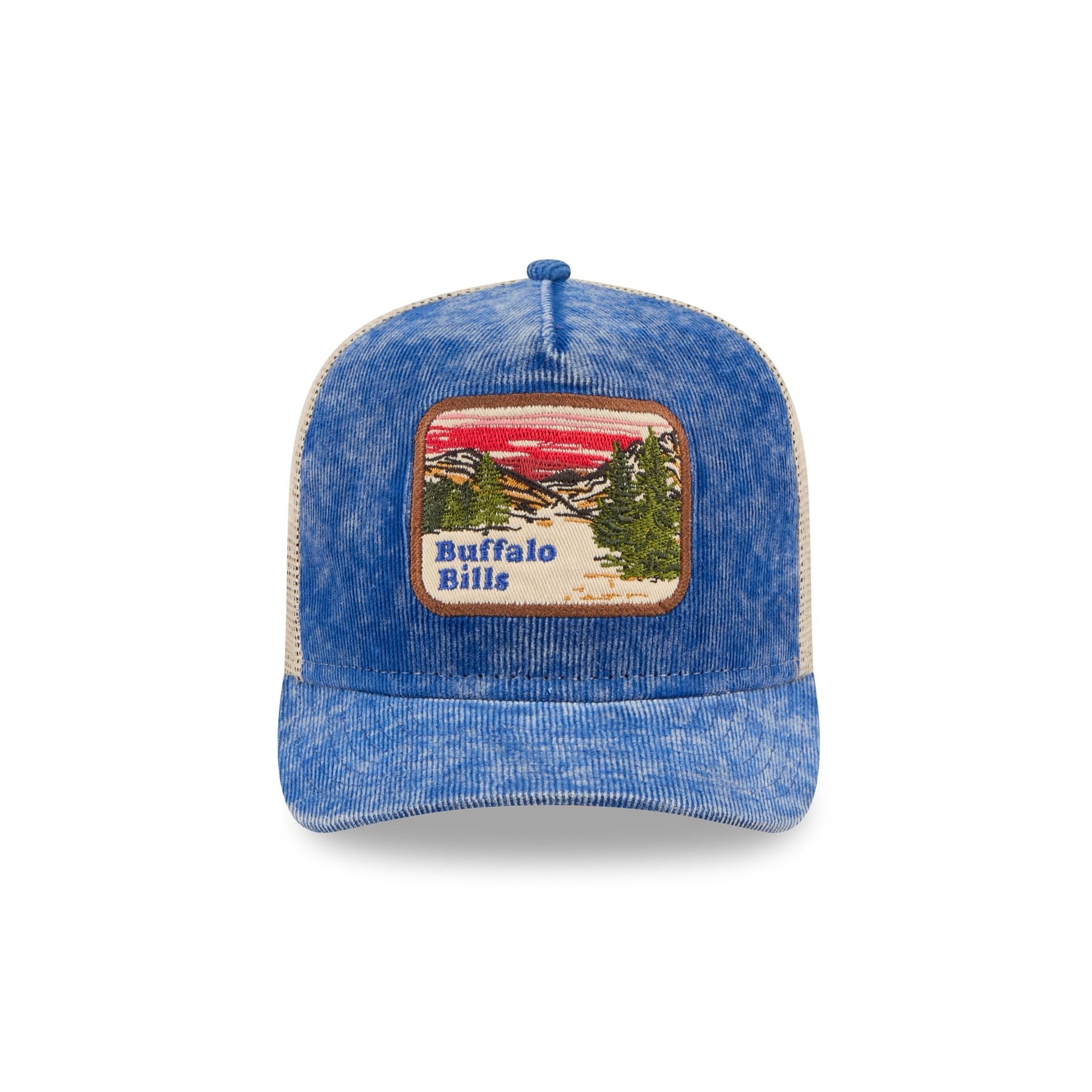 Buffalo Bills Vintage Landscape 9FIFTY A-Frame Trucker Hat