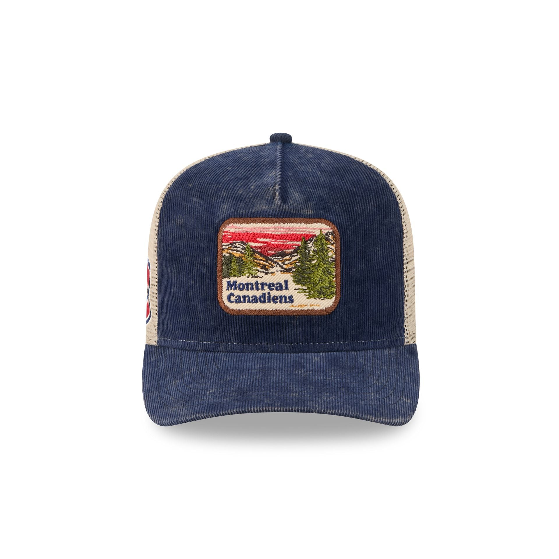 Montreal Canadiens Vintage Landscape 9FIFTY A-Frame Trucker Hat