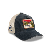 Atlanta Braves Vintage Landscape 9TWENTY A-Frame Trucker Hat