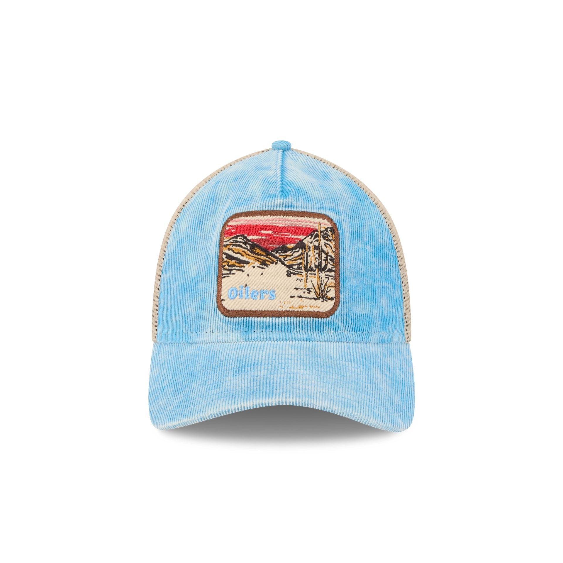 Oilers Vintage Landscape 9TWENTY A-Frame Trucker Hat