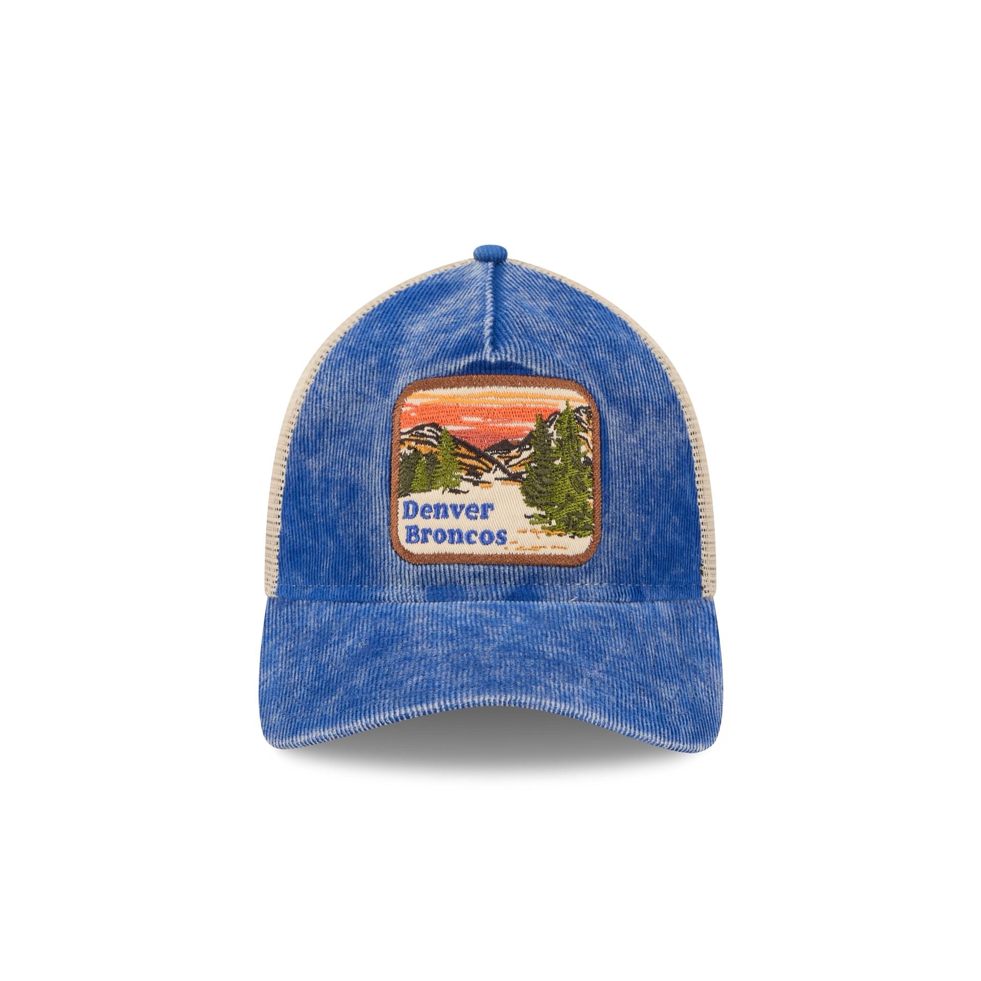 Denver Broncos Vintage Landscape 9TWENTY A-Frame Trucker Hat