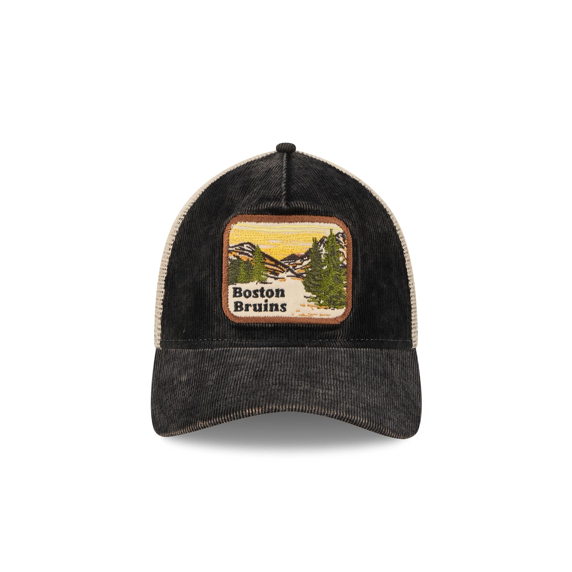 Boston Bruins Vintage Landscape 9TWENTY A-Frame Trucker Hat
