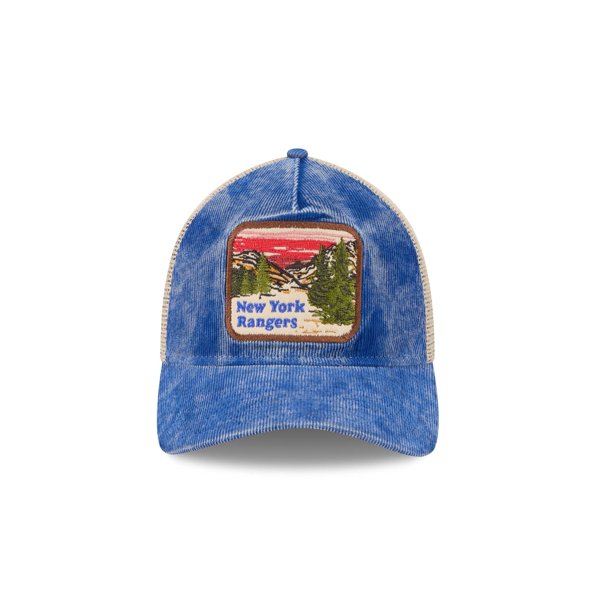 New York Rangers Vintage Landscape 9TWENTY A-Frame Trucker Hat