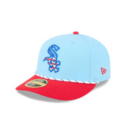 Chicago White Sox Independence Day 2025 Low Profile 59FIFTY Fitted Hat