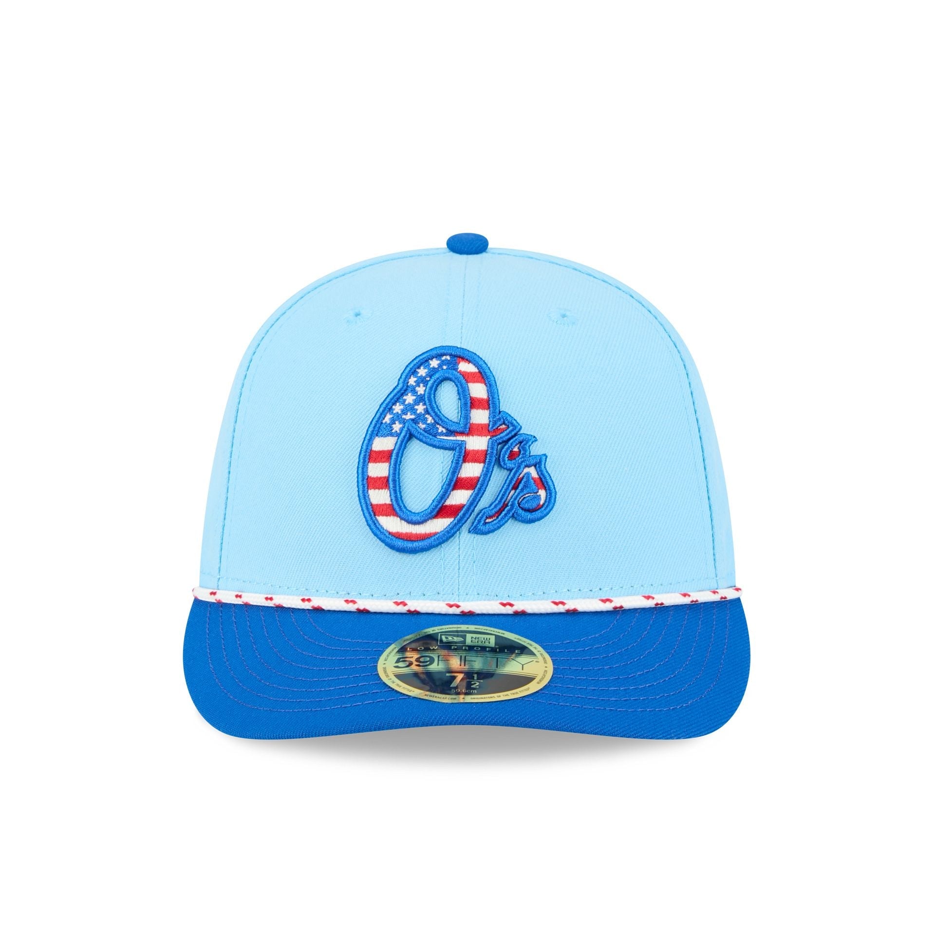 Baltimore Orioles Independence Day 2025 Low Profile 59FIFTY Fitted Hat