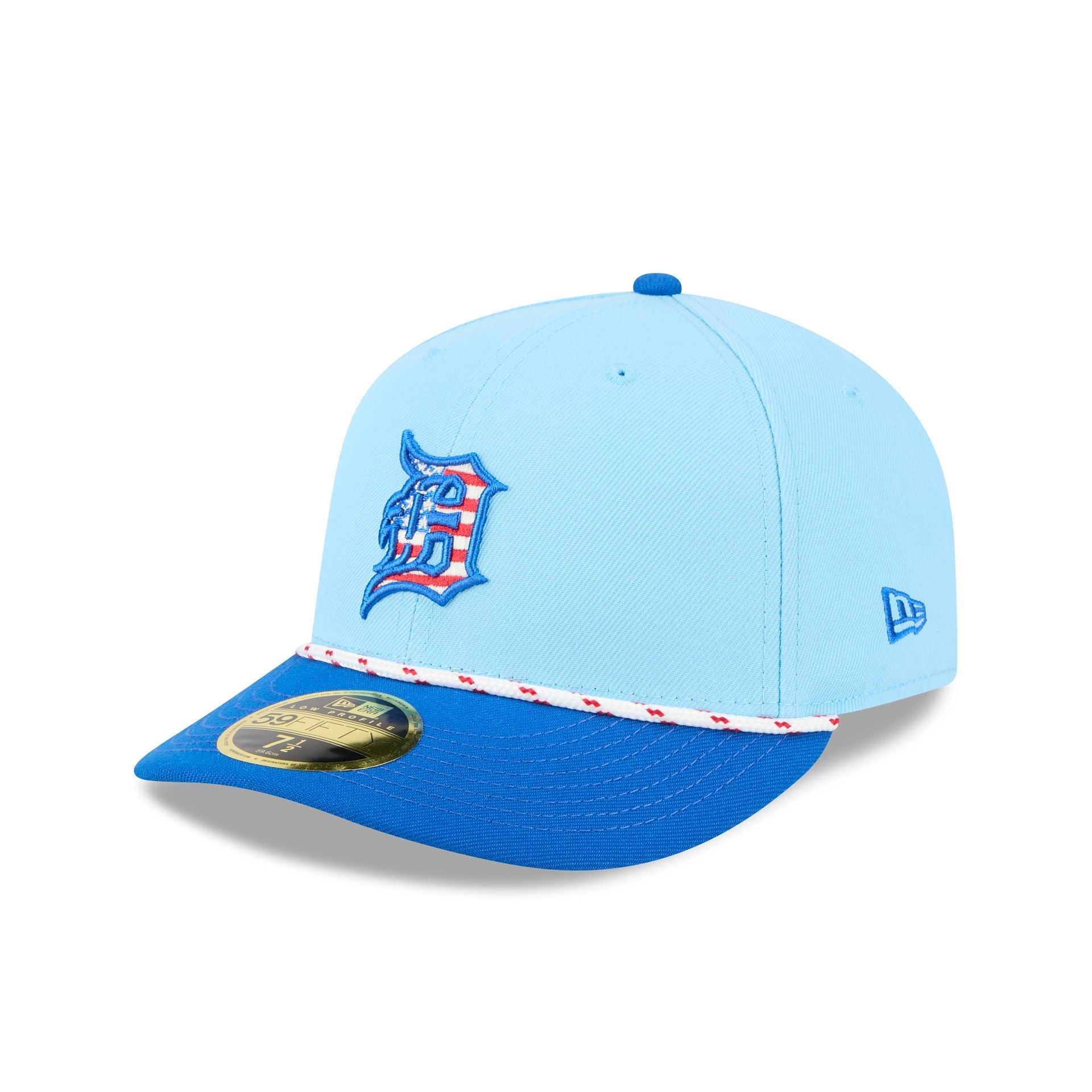 Detroit Tigers Independence Day 2025 Low Profile 59FIFTY Fitted Hat