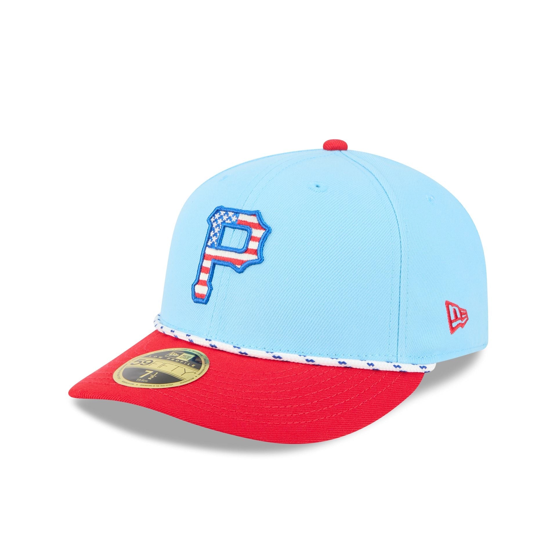 Pittsburgh Pirates Independence Day 2025 Low Profile 59FIFTY Fitted Hat