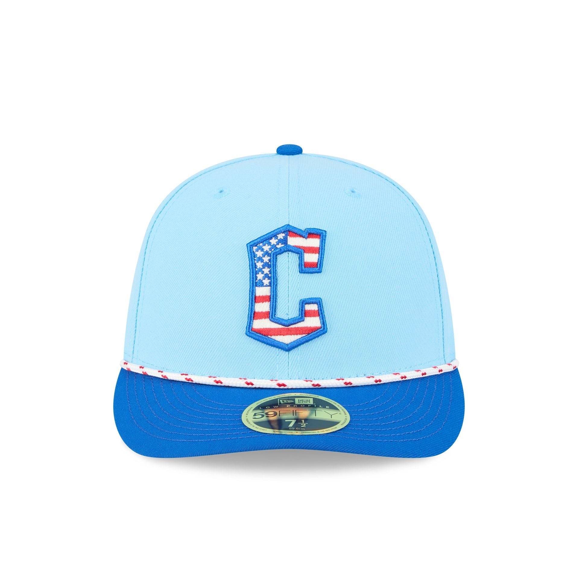 Cleveland Guardians Independence Day 2025 Low Profile 59FIFTY Fitted Hat