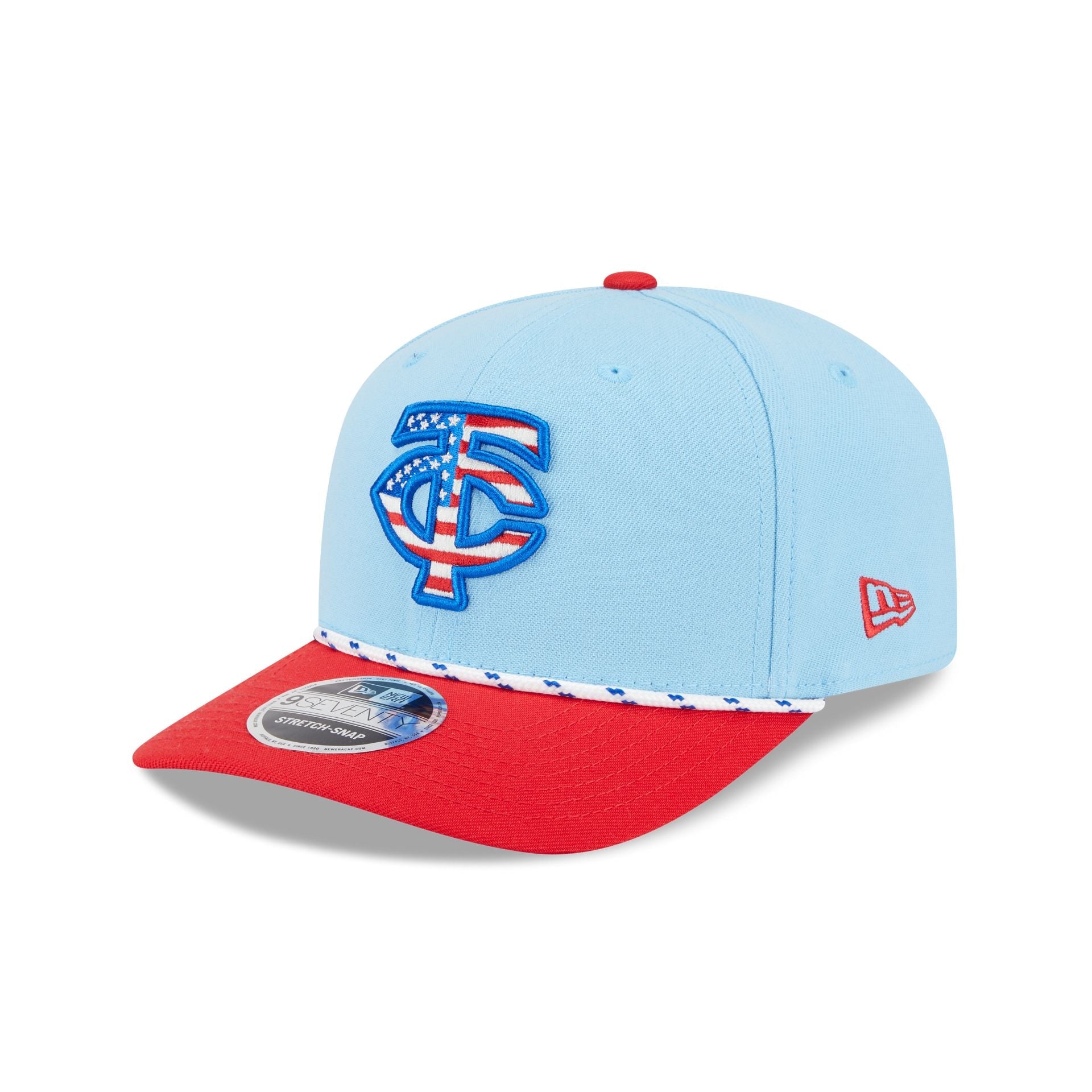 Minnesota Twins Independence Day 2025 9SEVENTY Stretch-Snap Hat