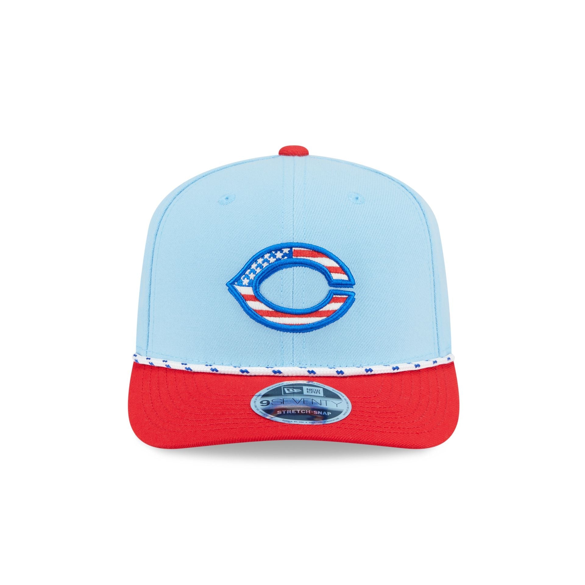 Cincinnati Reds Independence Day 2025 9SEVENTY Stretch-Snap Hat