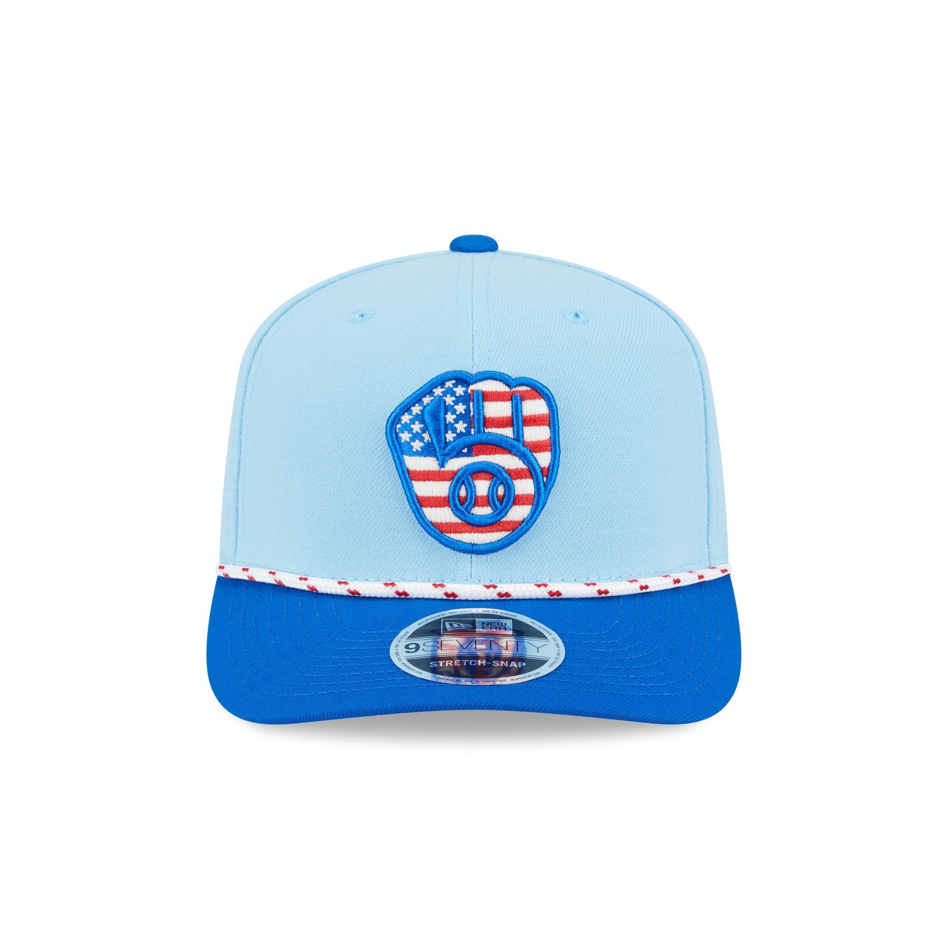 Milwaukee Brewers Independence Day 2025 9SEVENTY Stretch-Snap Hat