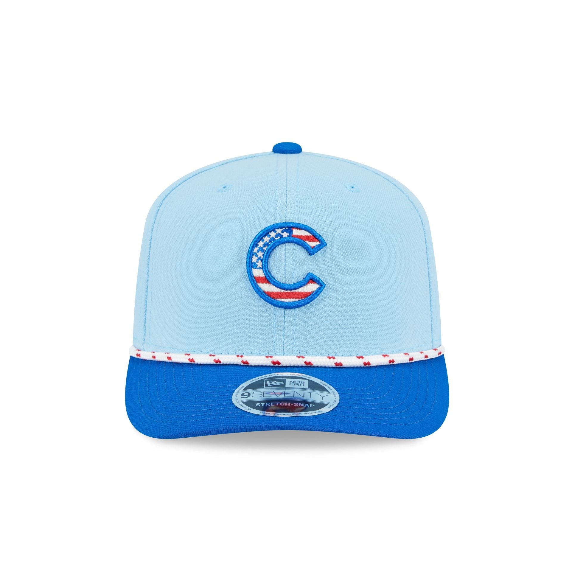 Chicago Cubs Independence Day 2025 9SEVENTY Stretch-Snap Hat