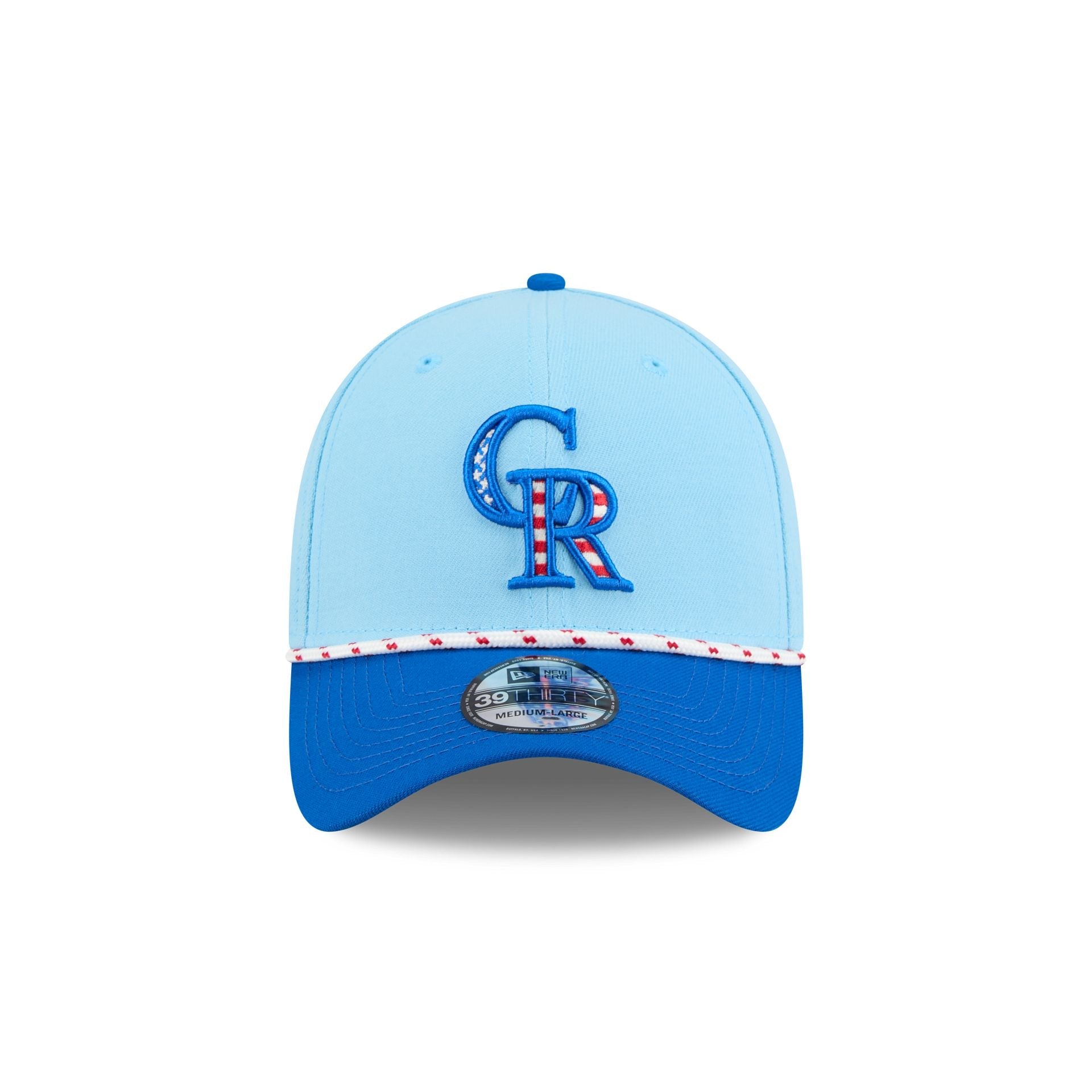 Colorado Rockies Independence Day 2025 39THIRTY Stretch Fit Hat