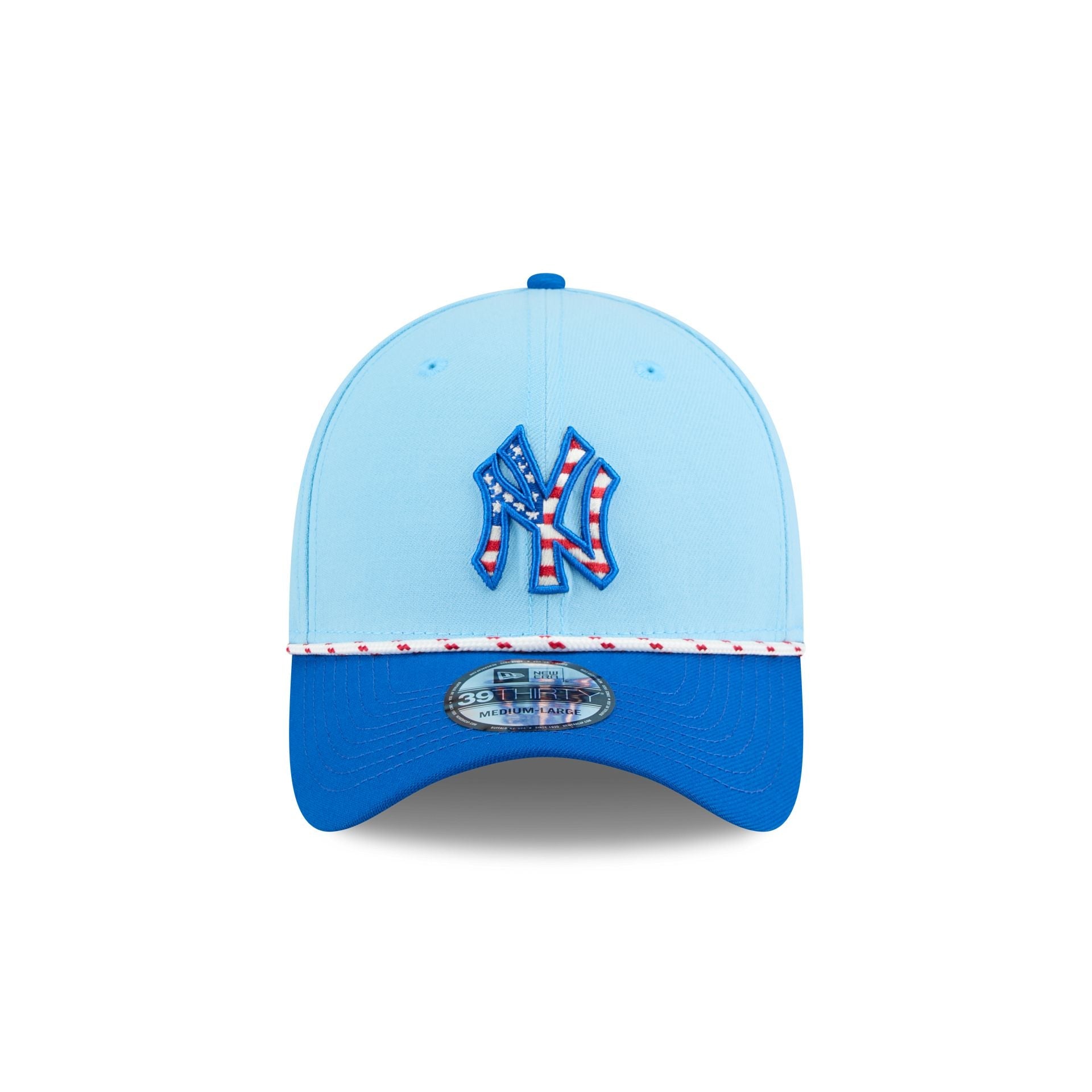 New York Yankees Independence Day 2025 39THIRTY Stretch Fit Hat