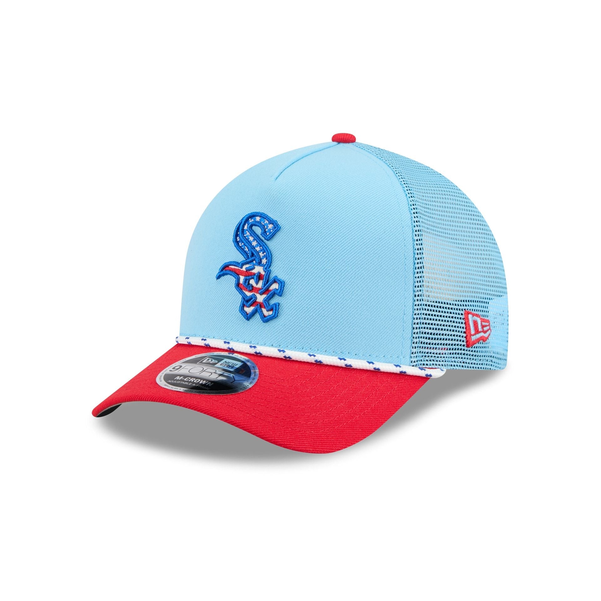 Chicago White Sox Independence Day 2025 9FORTY M-Crown A-Frame Trucker Hat