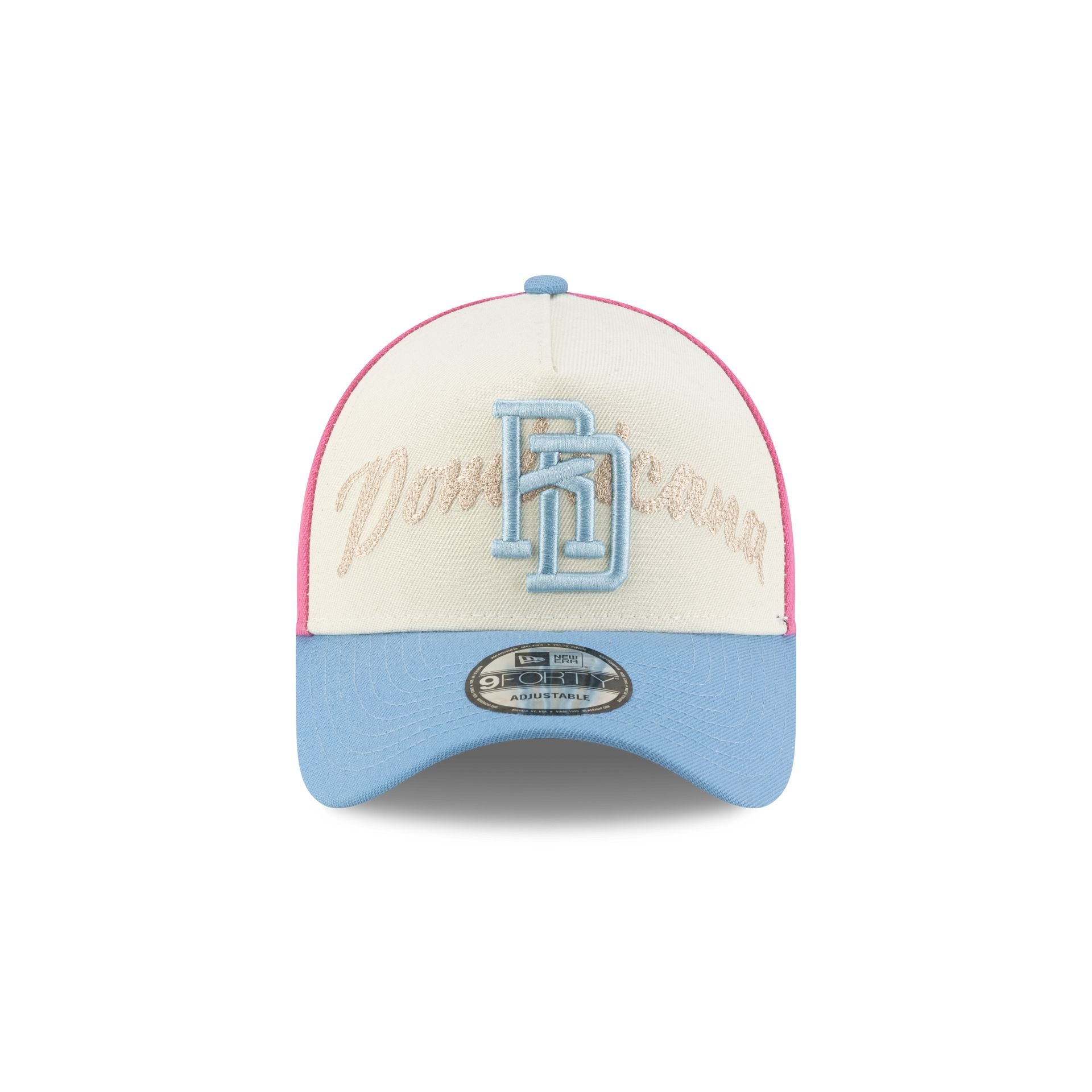 Dominican Republic Pink 9FORTY A-Frame Snapback Hat