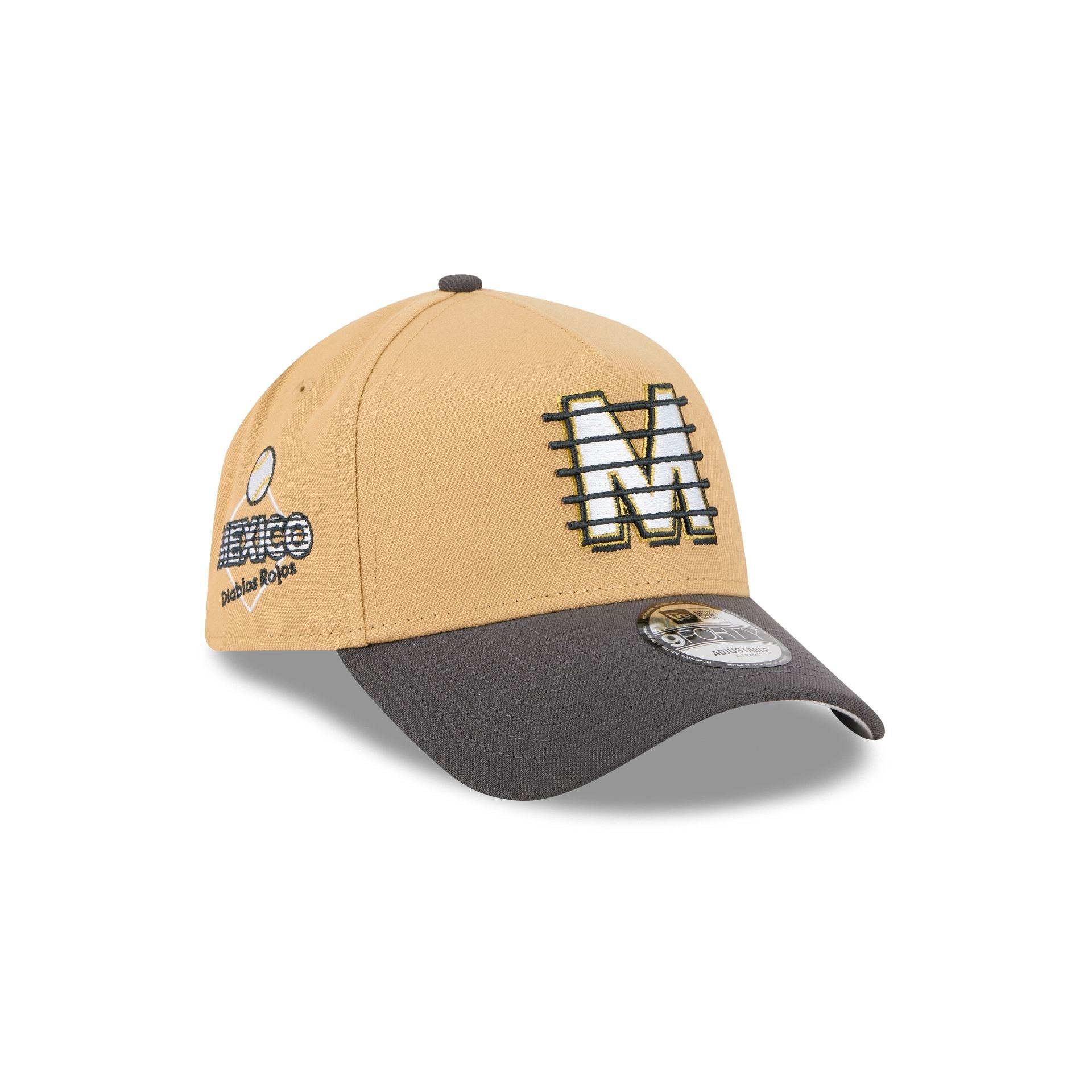 Diablos Rojos del México Bronze 9FORTY A-Frame Snapback Hat