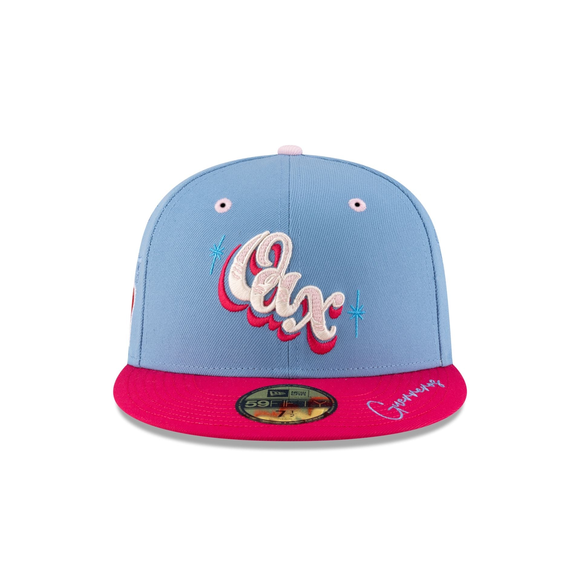 Guerreros de Oaxaca LMB 100th Anniversary Alt Blue 59FIFTY Fitted Hat