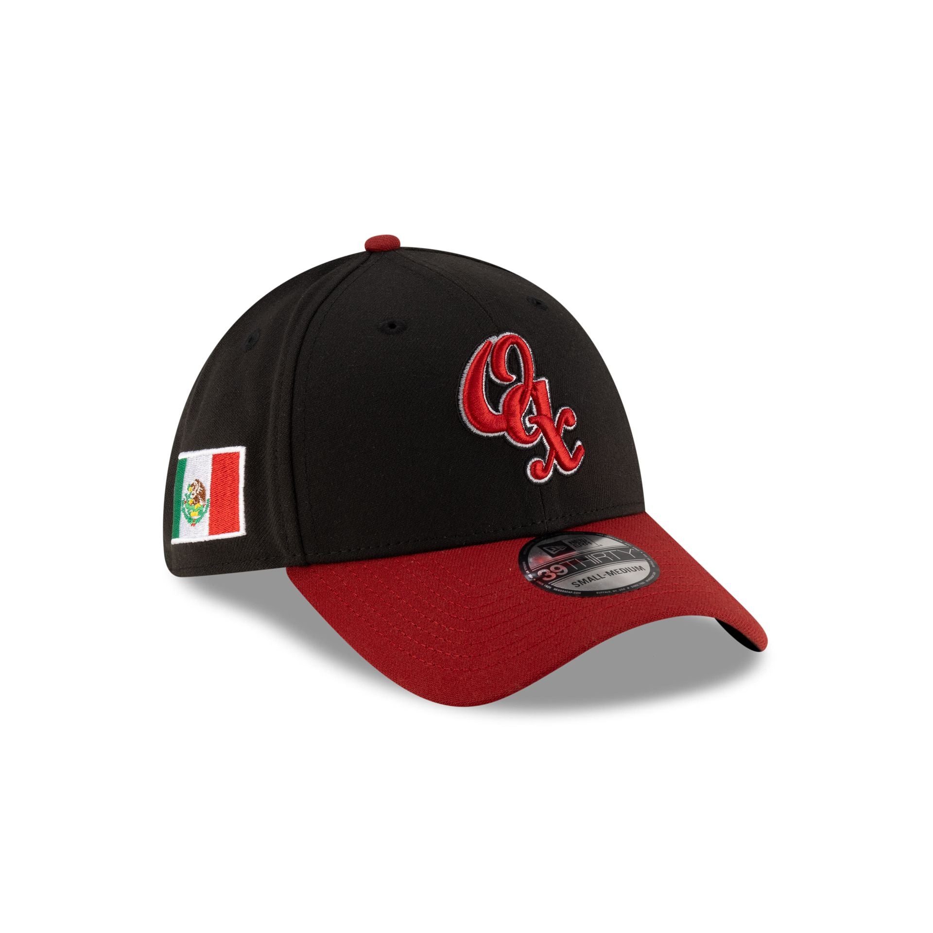 Guerreros de Oaxaca LMB 100th Anniversary Alt Black 39THIRTY Stretch Fit Hat