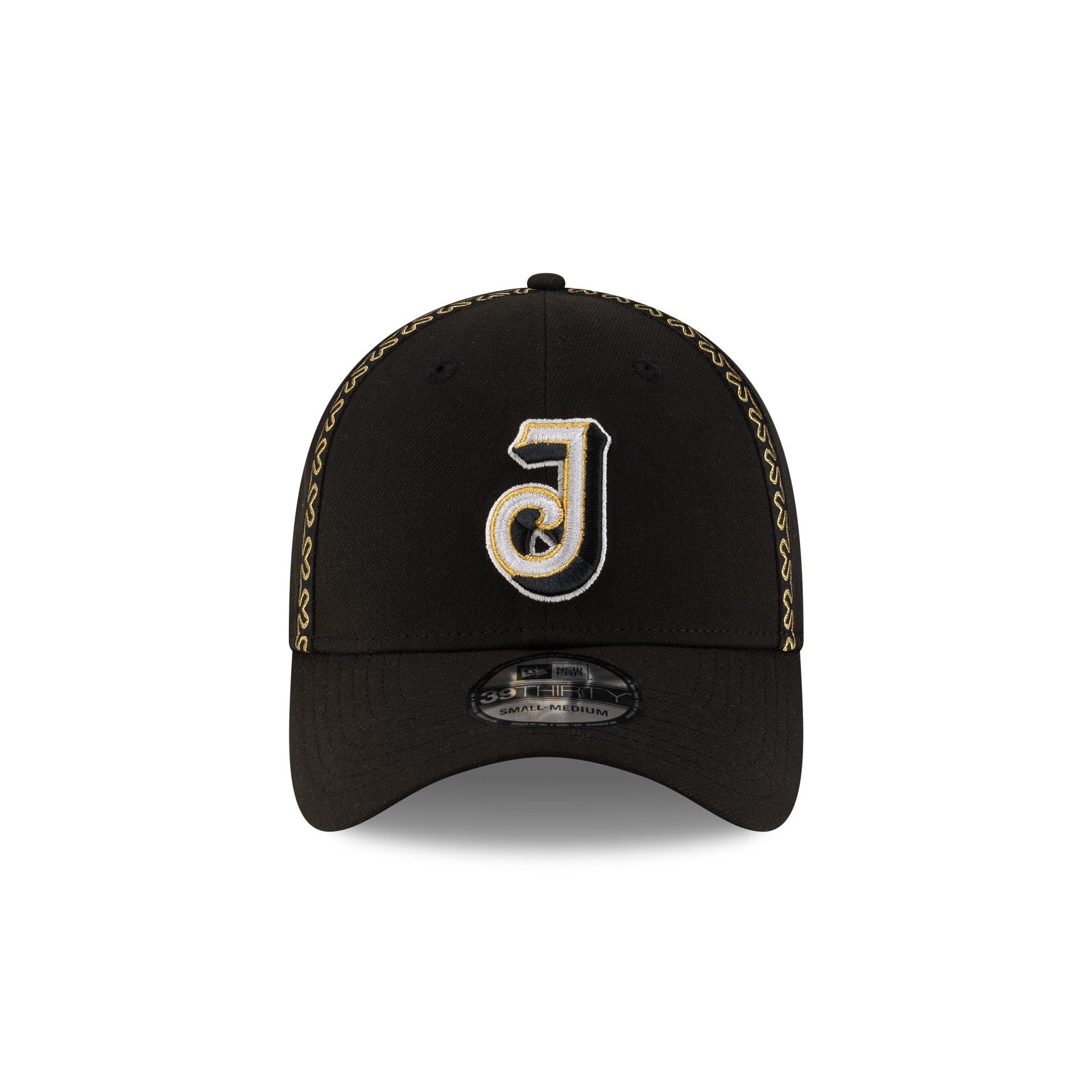 Charros de Jalisco LMB 100th Anniversary Alt Black 39THIRTY Stretch Fit Hat