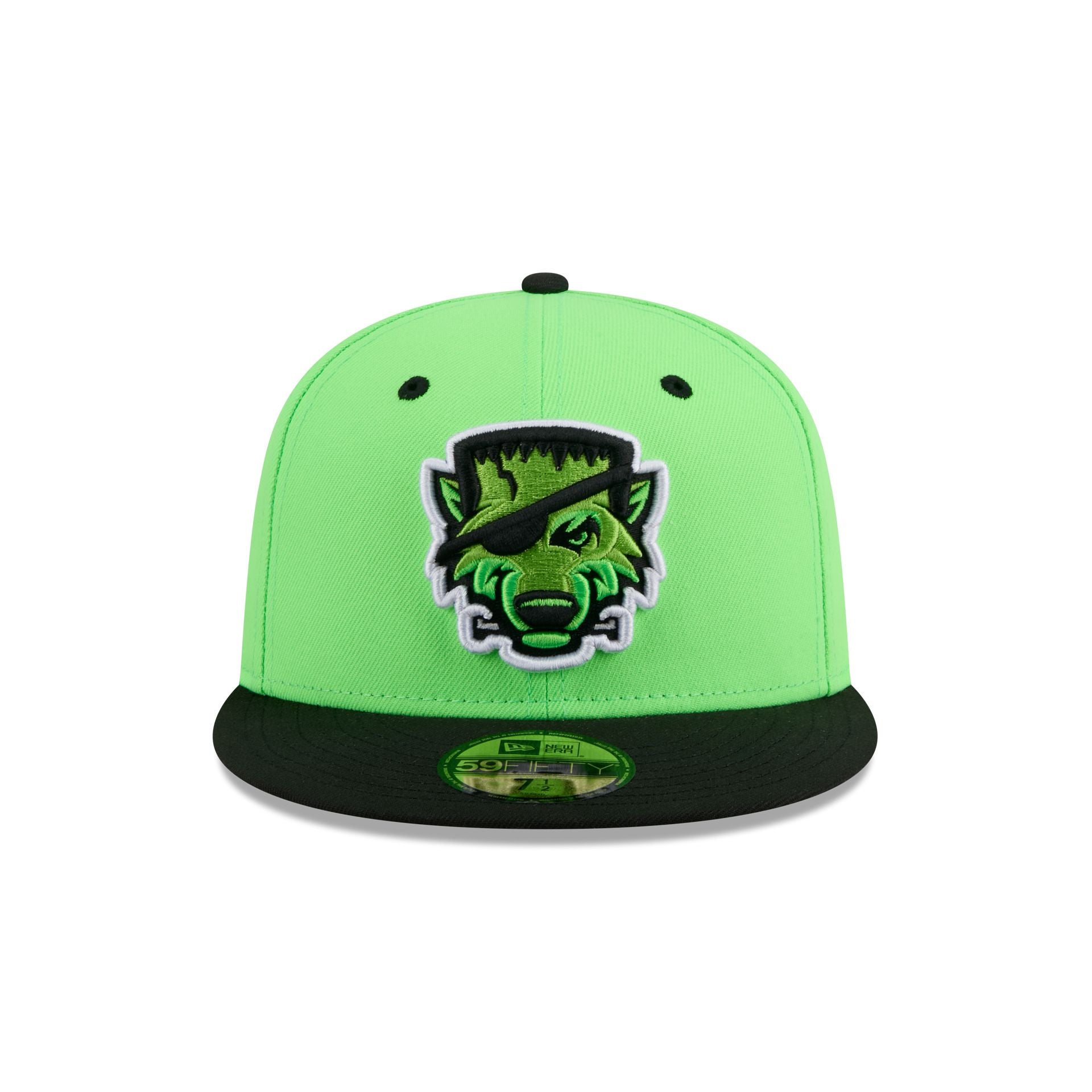 Erie SeaWolves Theme Night Green 59FIFTY Fitted Hat