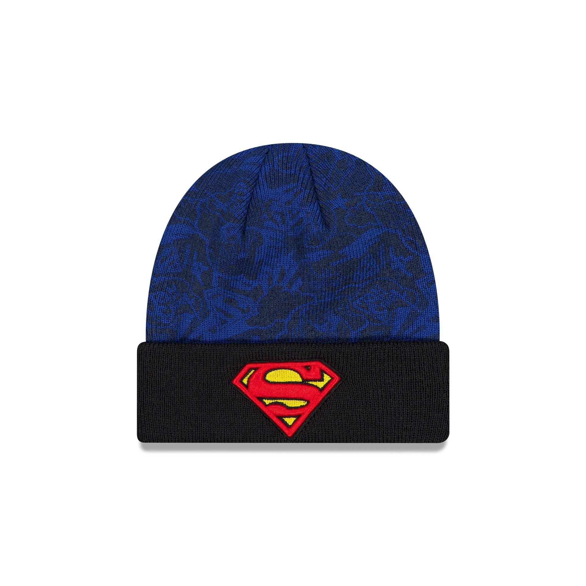 Superman Blue Youth Cuff Knit Hat